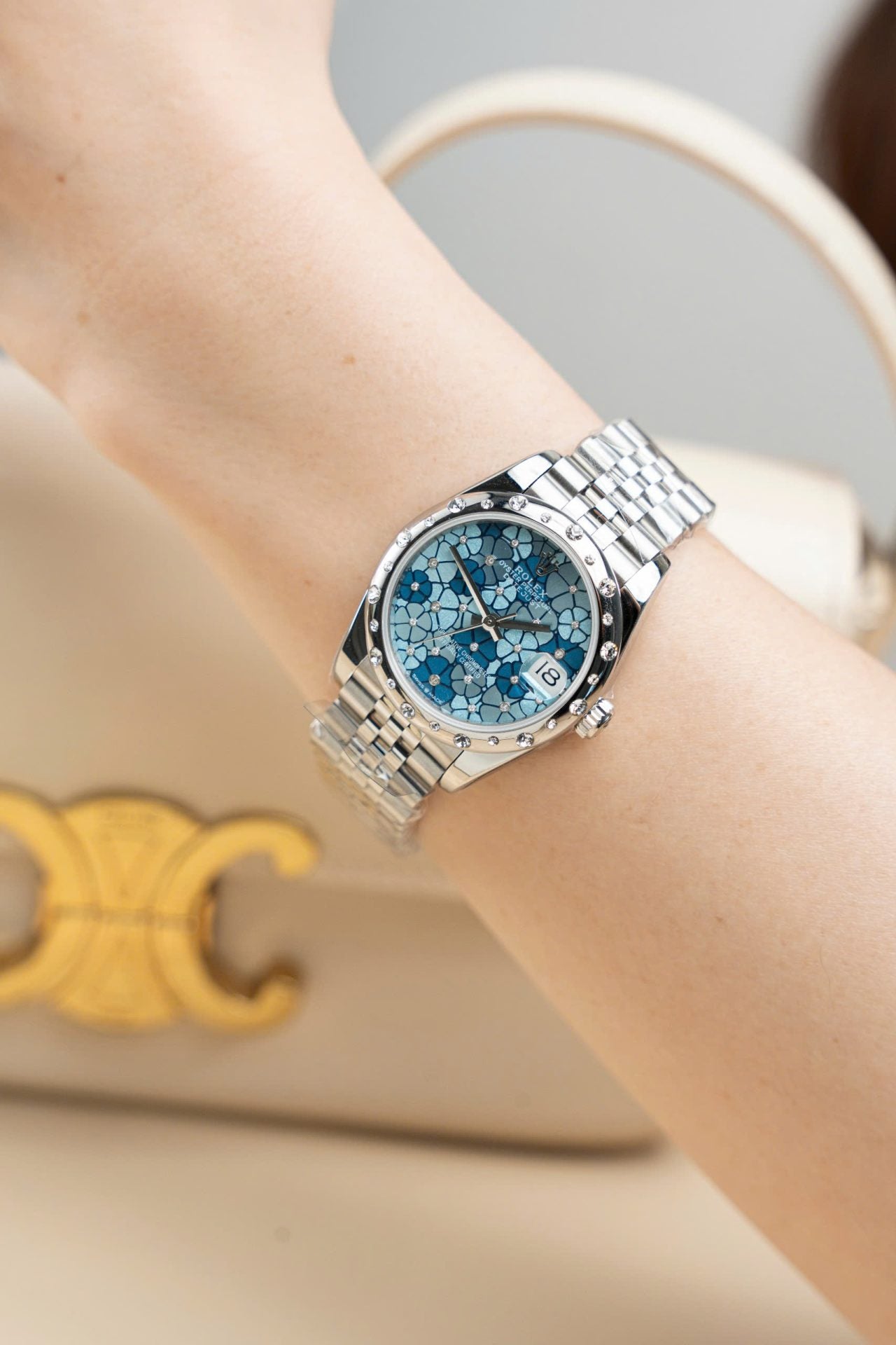 Rolex Replica Watches DateJust Lady 278344 Flower Dial 31mm Clone