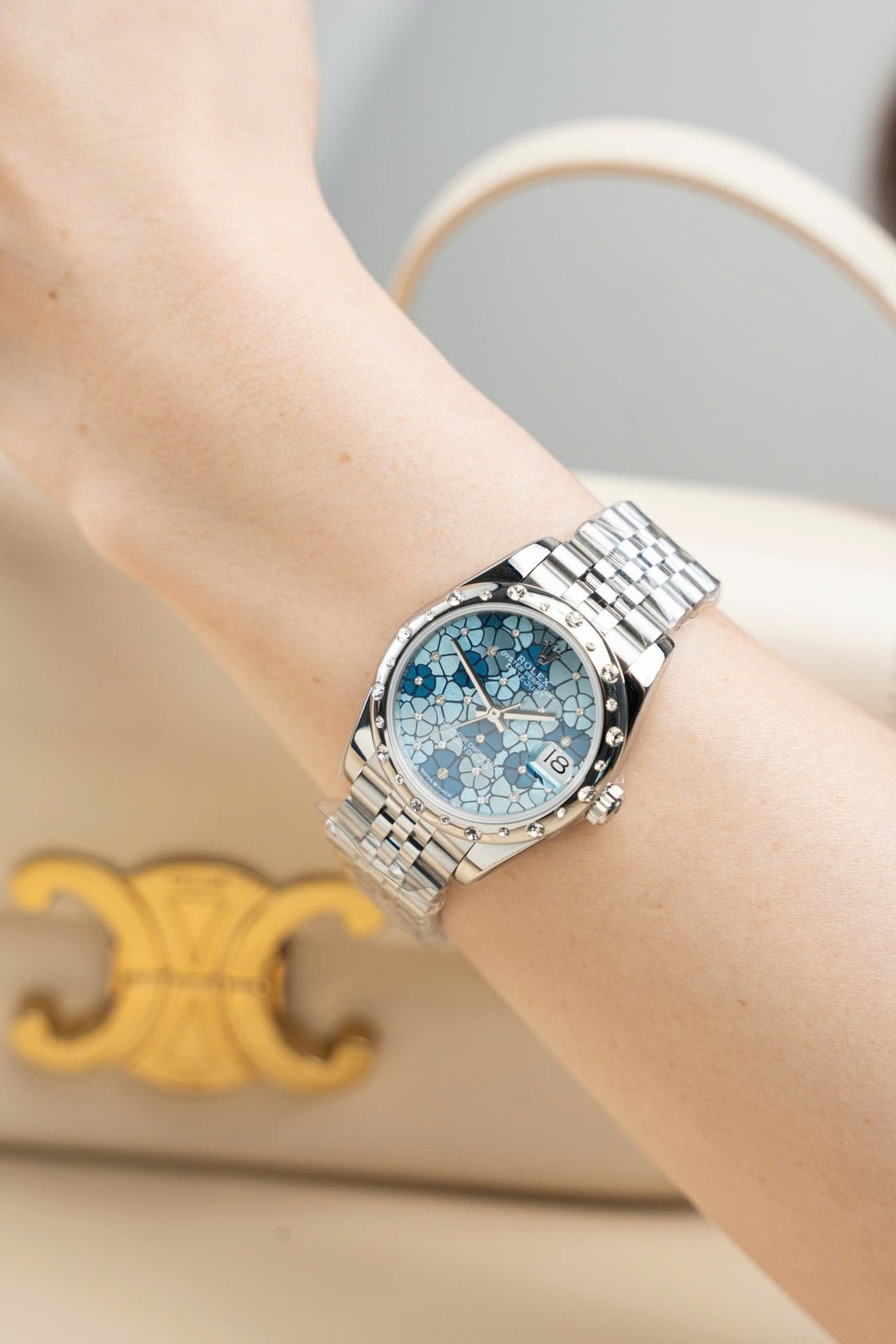 Rolex Replica Watches DateJust Lady 278344 Flower Dial 31mm Clone