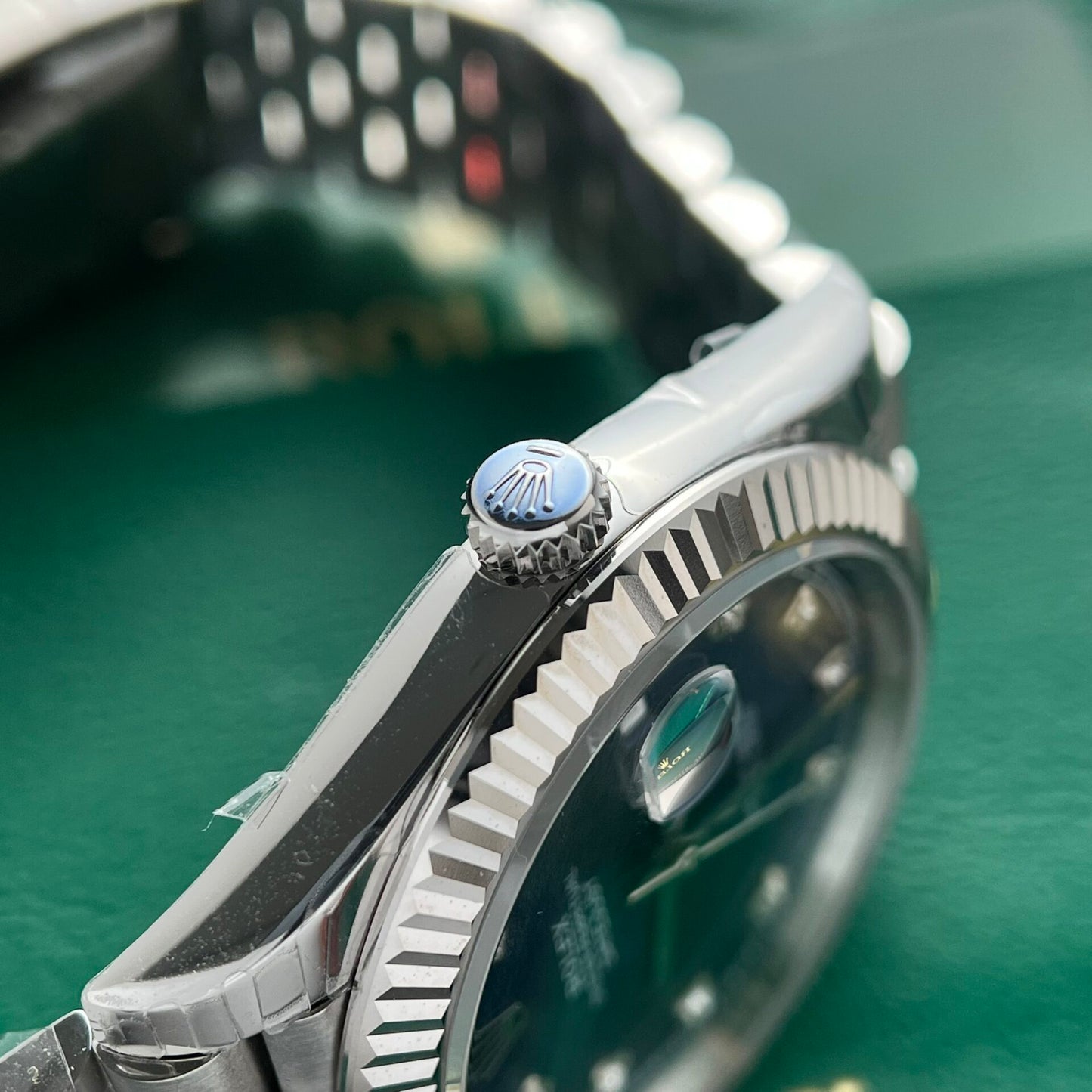Rolex DateJust Replica Watch Blue Dial Jubilee Strap EW Factory 36mm