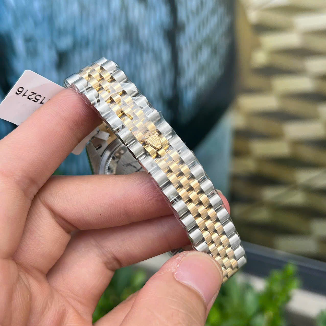 Rolex DateJust 18K Gold Wrapped Replica Watch Mother of Pearl Dial GM Factory 31mm