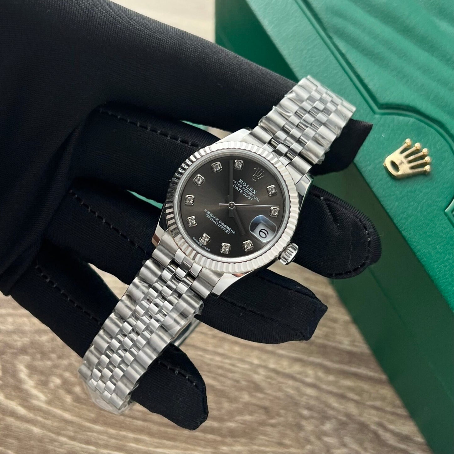Rolex Watches DateJust Womens Dial Gray 31mm Clone