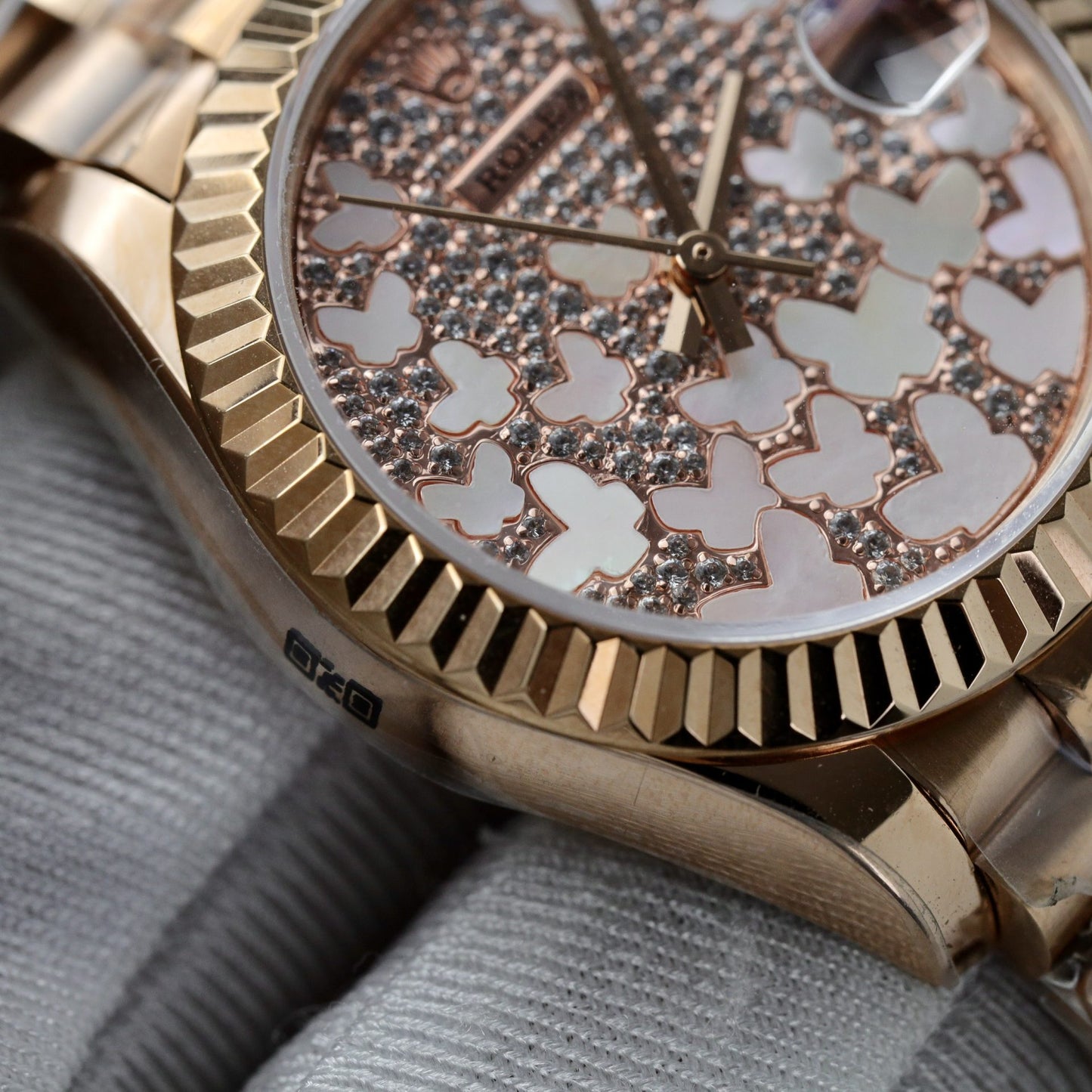 Rolex Replica Watch DateJust 278275 Womens Butterfly Dial 31mm Clone