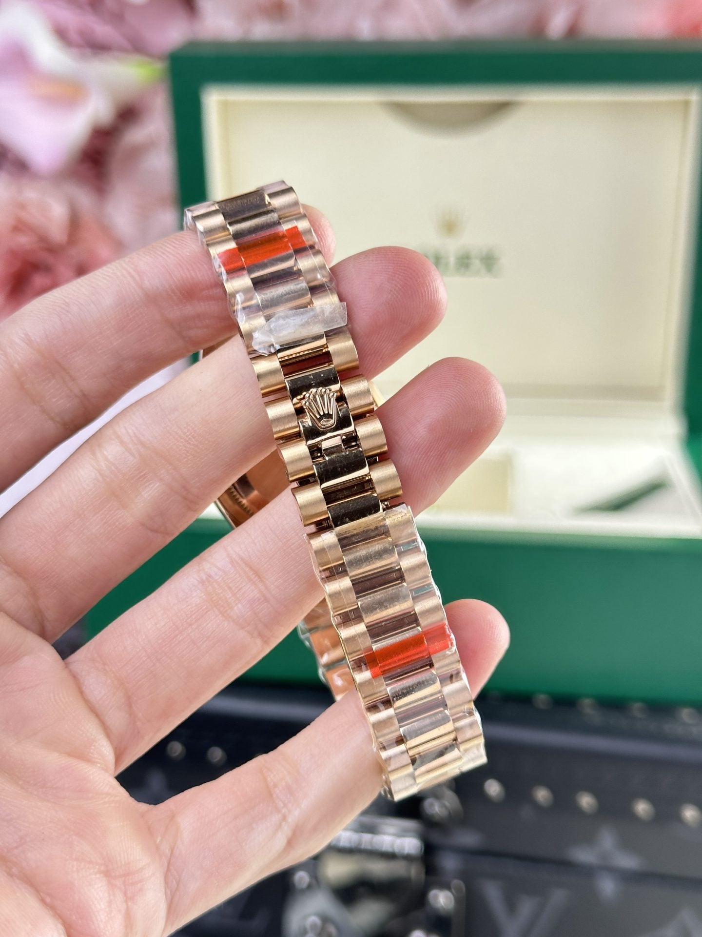 Rolex Replica Watch DateJust Rose Gold 178275 Mother Of Pearl Dial 31mm Clone