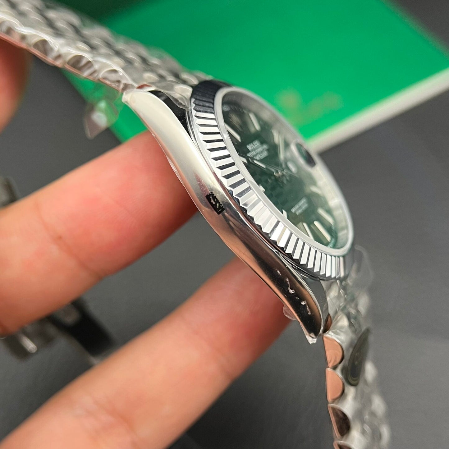 Rolex Datejust 126234 Green Dial High Quality Replica Watch VS Factory 36mm