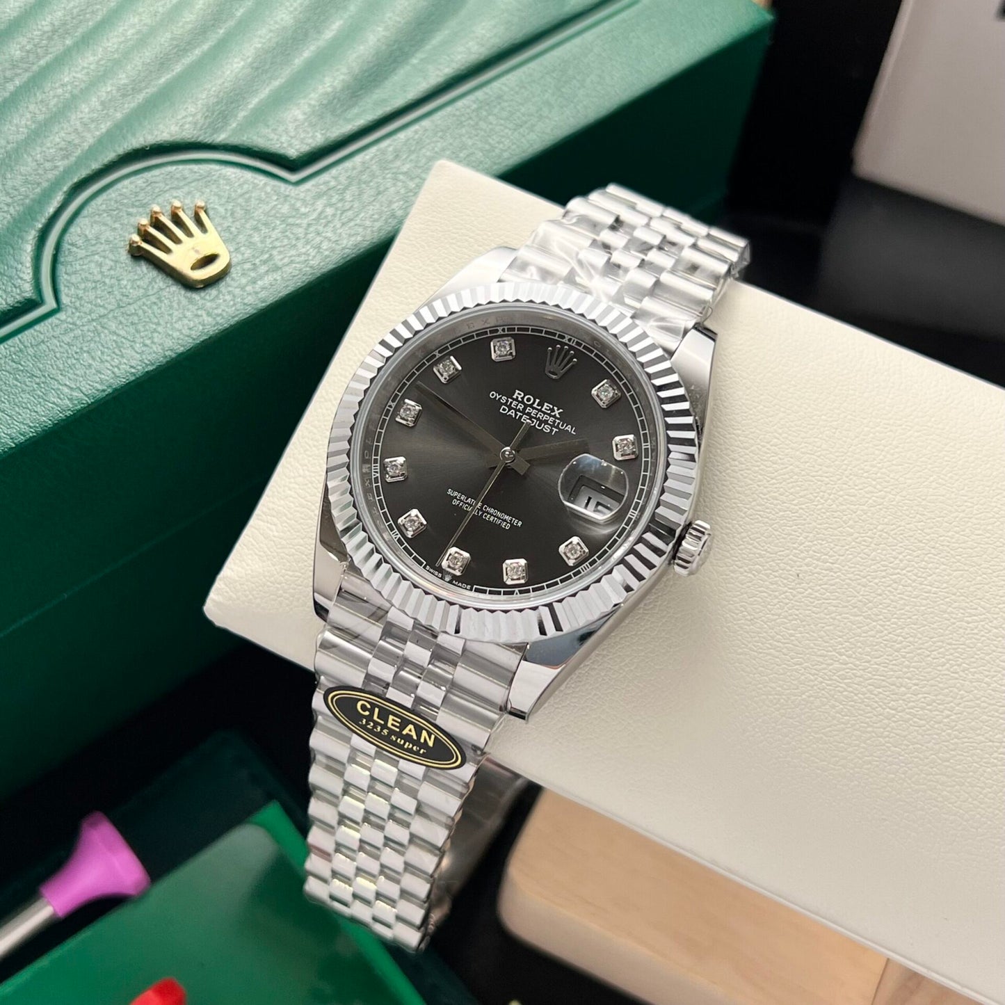Rolex Datejust 126334 Replica Watch Strap Jubilee Clean Factory 41mm