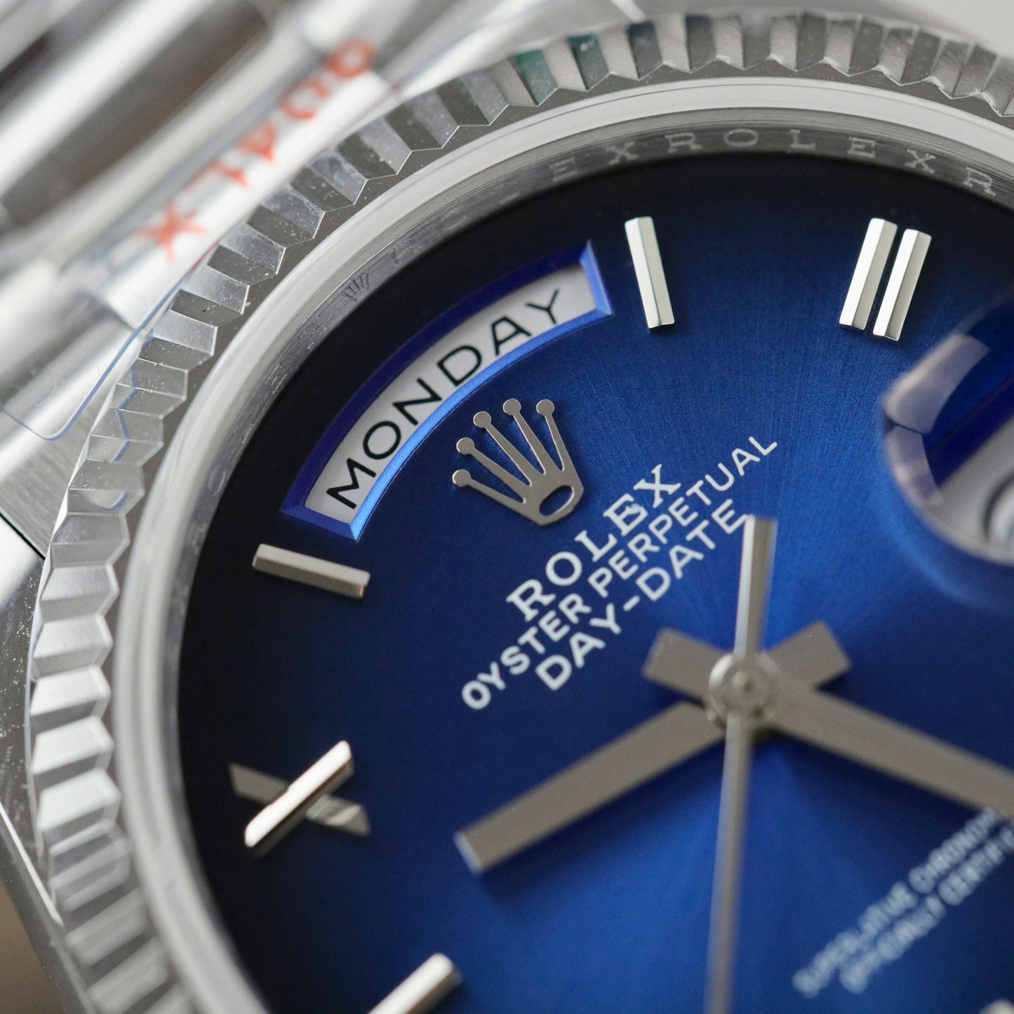 Rolex Day-Date 128236 Best Replica Watch Dial Blue QF Factory 36mm