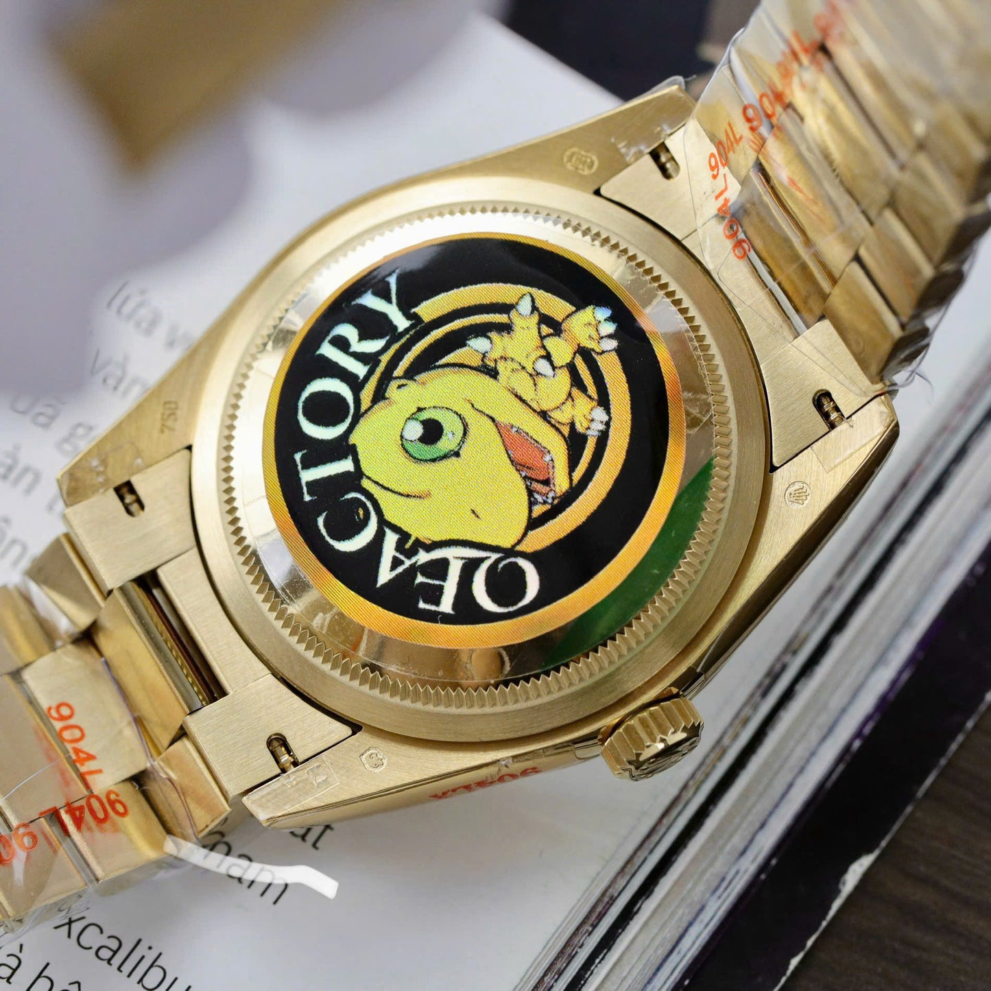 Rolex Day-Date 128238 Replica Watch Green Ombre Dial Weight QF 36mm