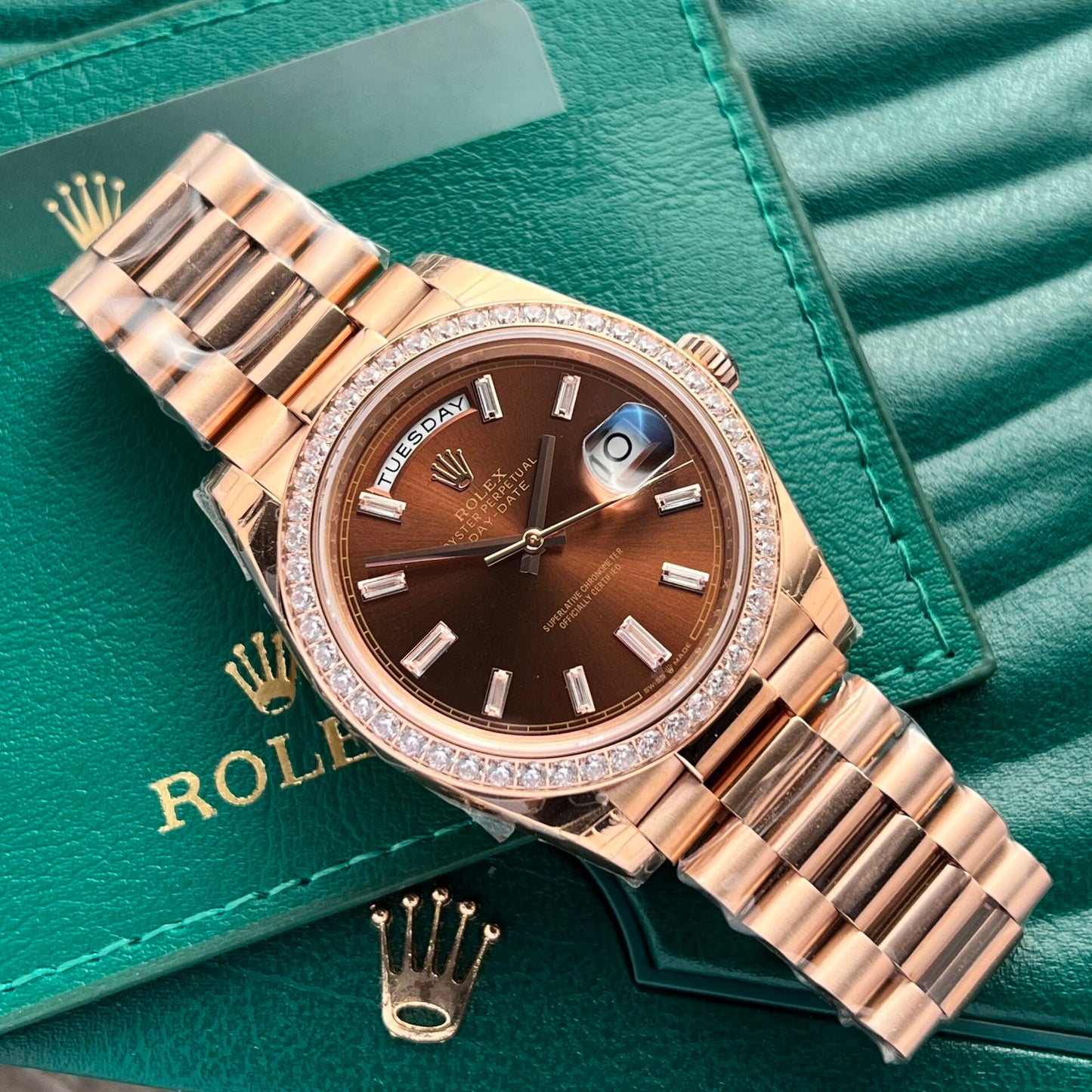 Rolex Watch Day-Date 228235 Chocolate Dial EW Factory 40mm