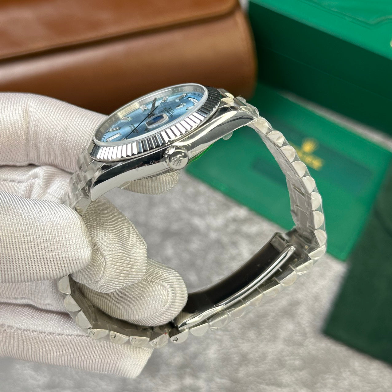 Rolex Replica Watches Day-Date 228236 Strap President V2 GM Factory 40mm