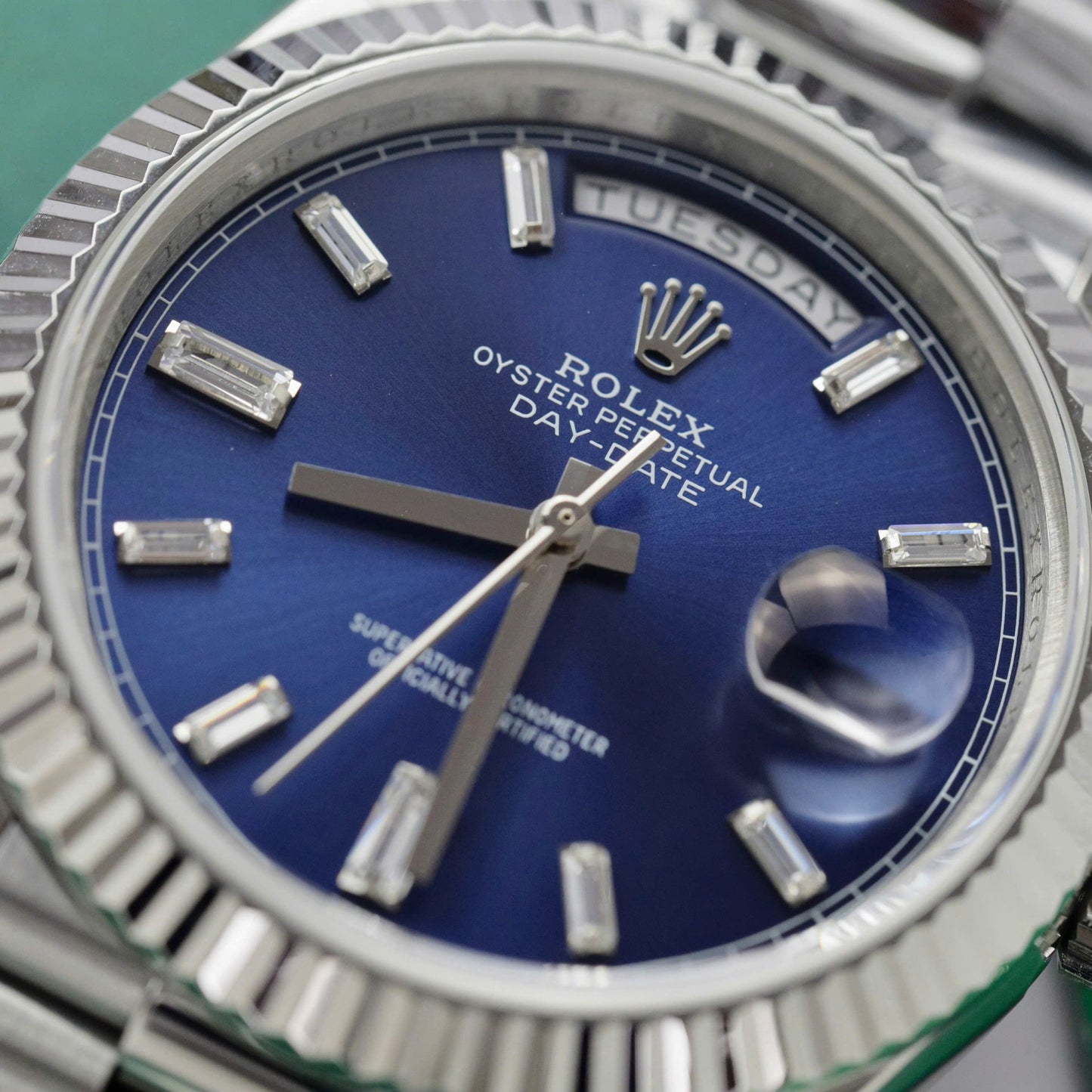 Rolex Replica Watch Day-Date 228236 Dial Blue Weight 178gram GM Factory 40mm