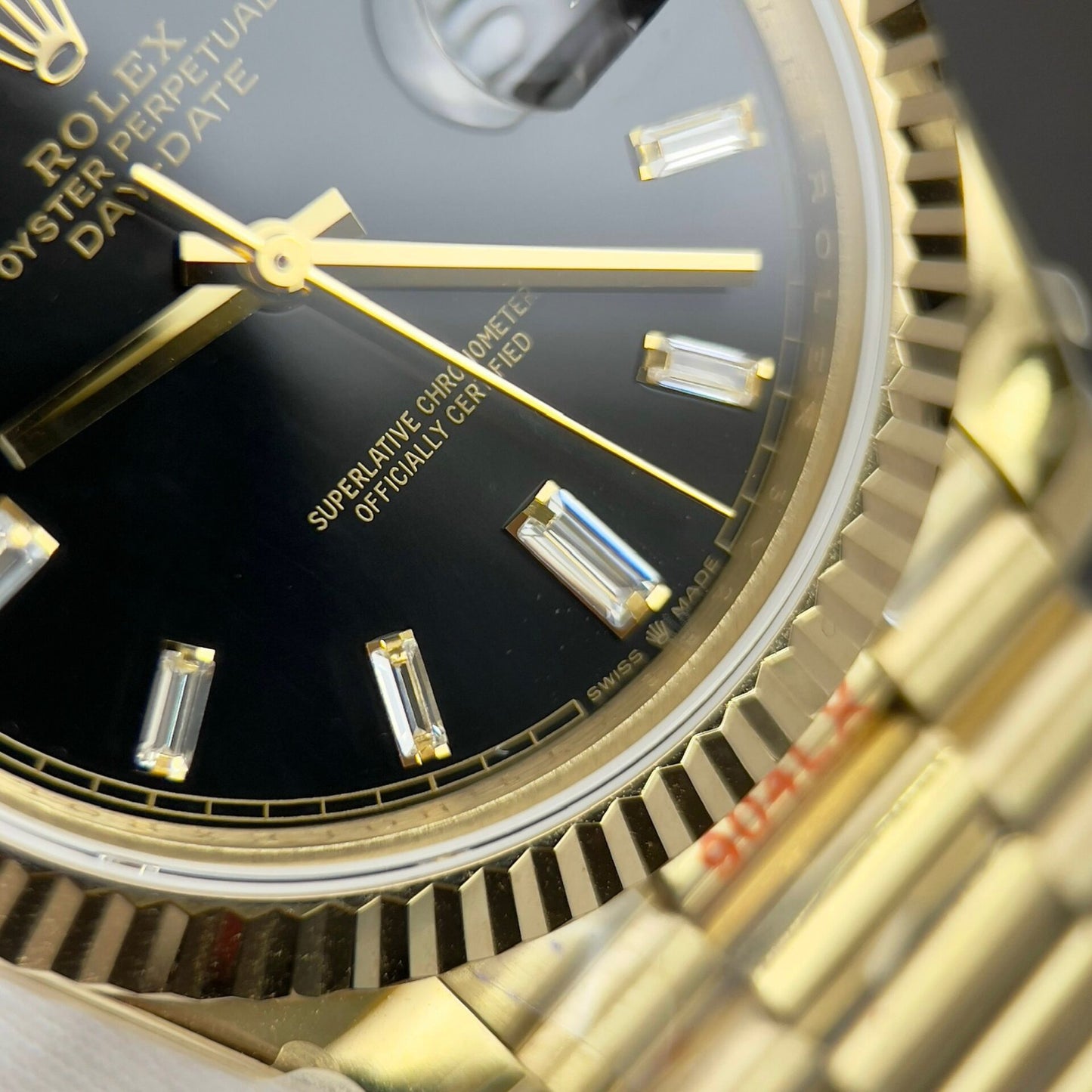 Rolex Day-Date 228238 Replica Watch Black Dial GM Factory 40mm