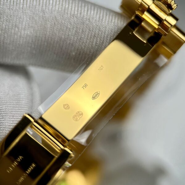 Rolex Day-Date Gold Wrapped Replica Watch With Moissanite Diamonds GM V2 40mm