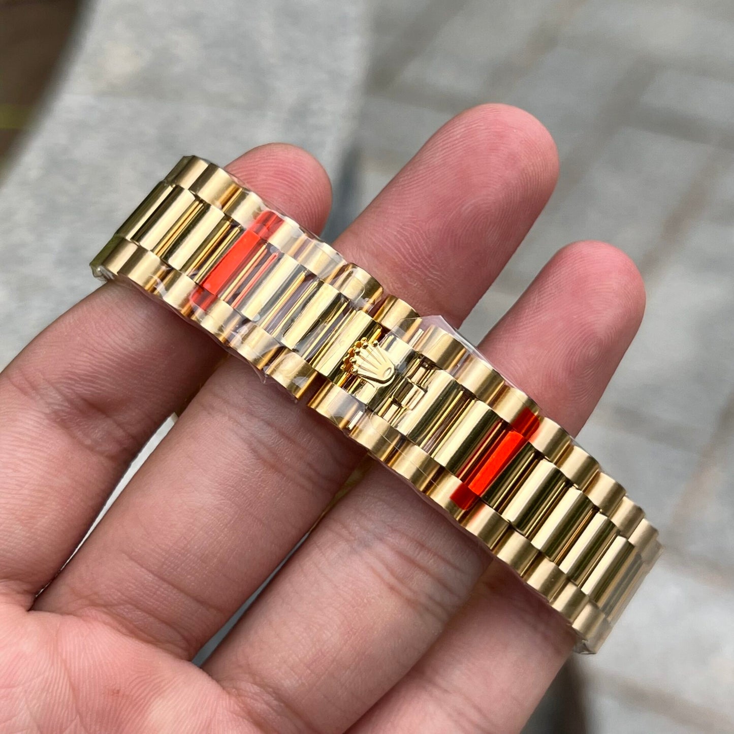 Rolex Day-Date Replica Champagne Dial Jubilee Strap EW Factory 40mm