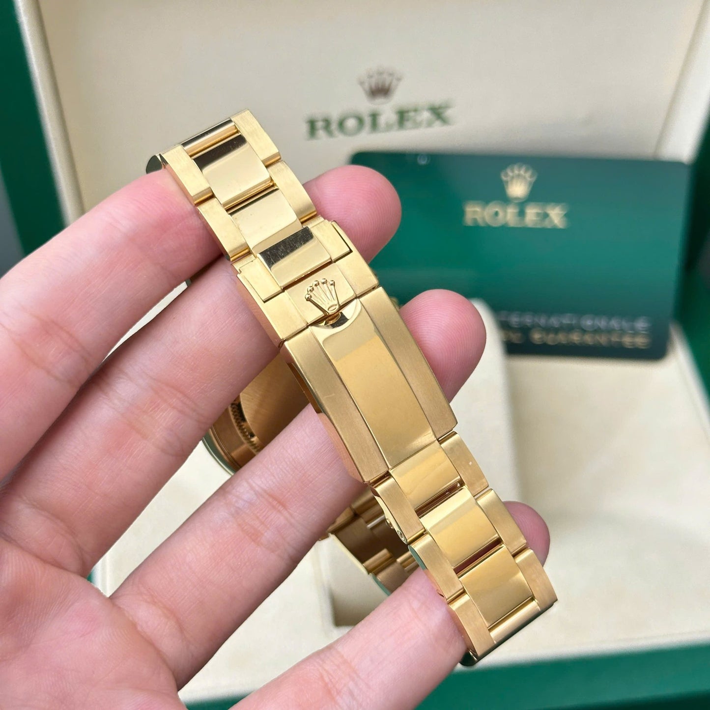 Rolex Daytona 116508 Gold Wrapped Dial Mother Of Pearl Clean Factory 40mm