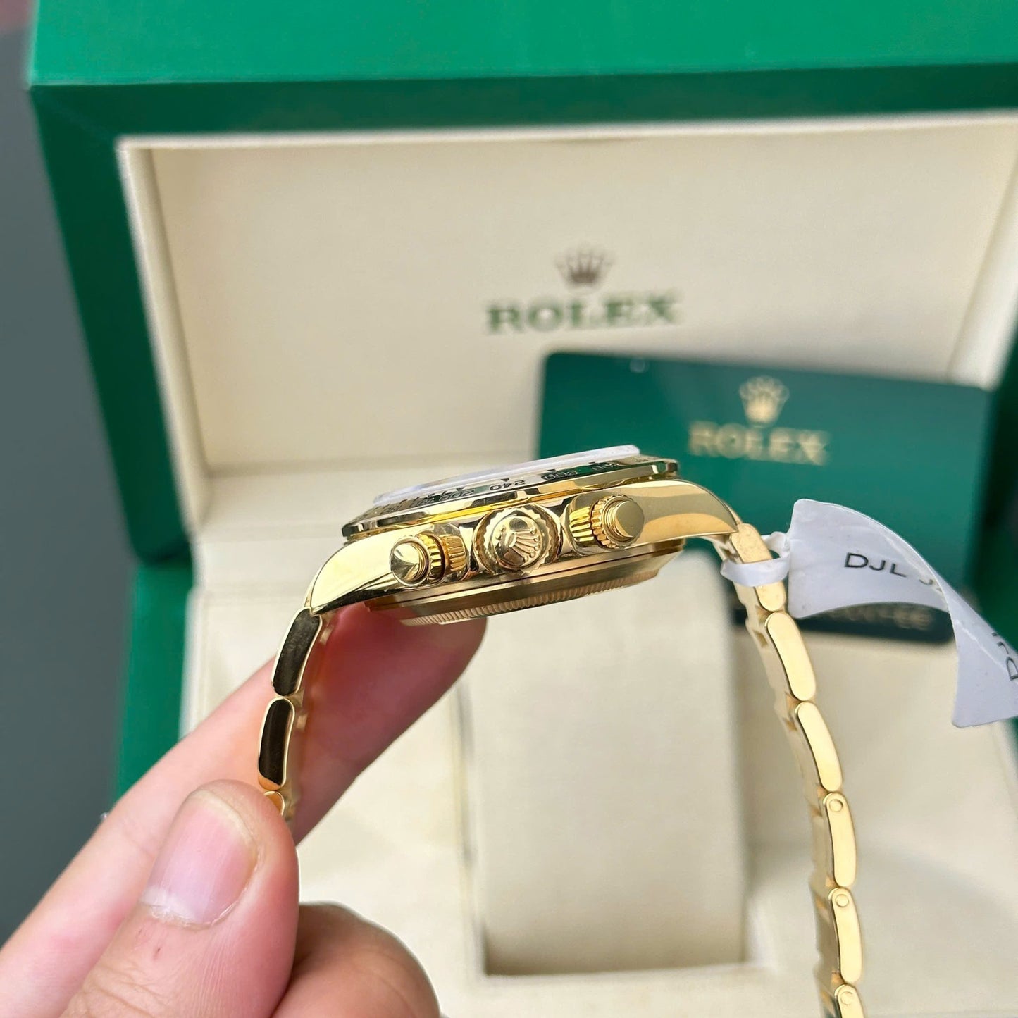 Rolex Daytona 116508 Gold Wrapped Dial Mother Of Pearl Clean Factory 40mm
