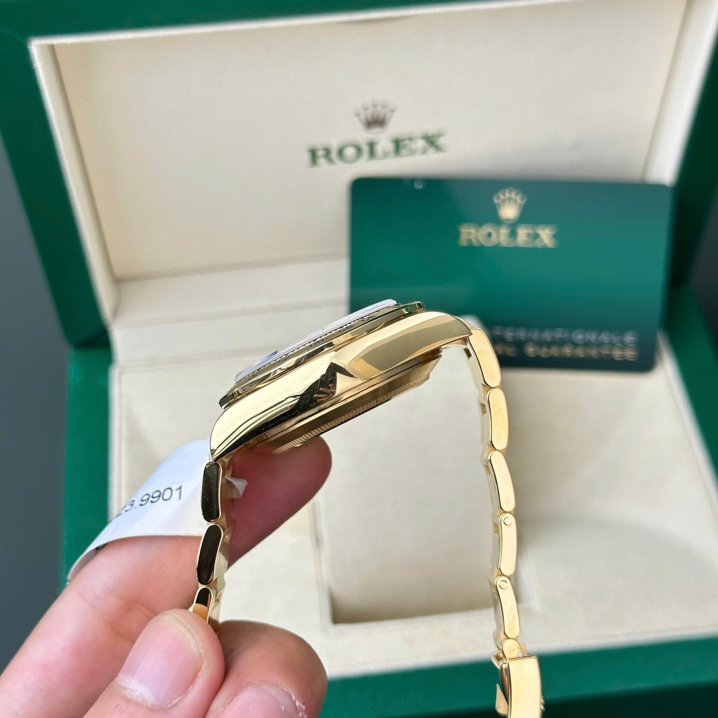 Rolex Daytona 116508 Gold Wrapped Dial Mother Of Pearl Clean Factory 40mm