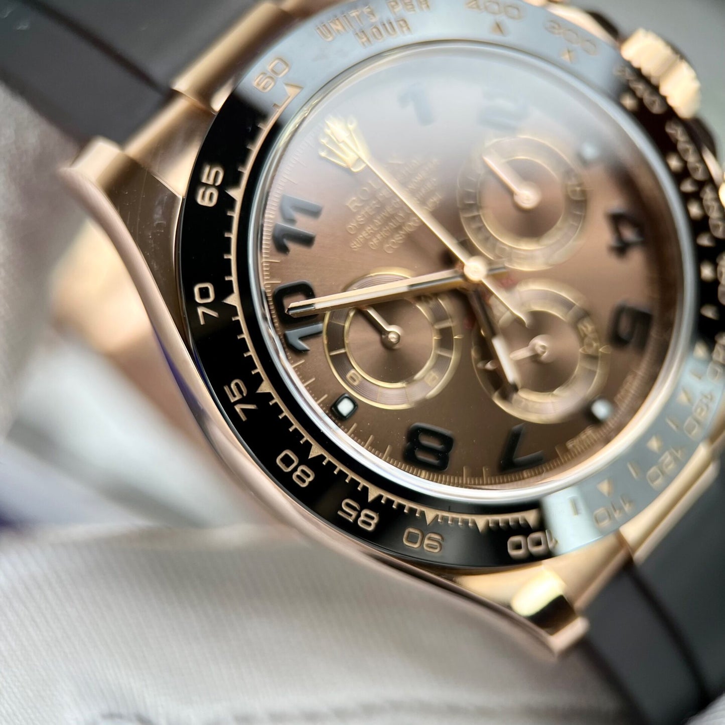 Rolex Daytona 116515LN 18K Rose Gold Wrapped Replica Watch 40mm Clone