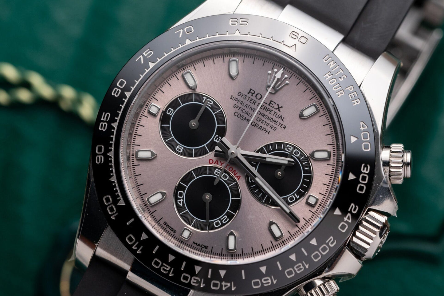 Rolex Daytona 116519LN Gray Dial Oysterflex Strap Clean Factory 40mm