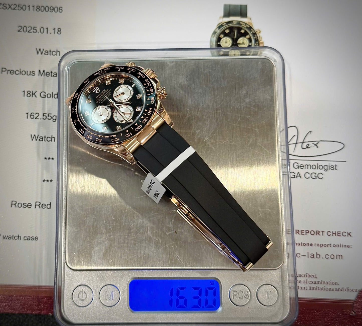 Rolex Daytona 126515 Dial Black Replica Watch Custom Gold Wrapped 40mm
