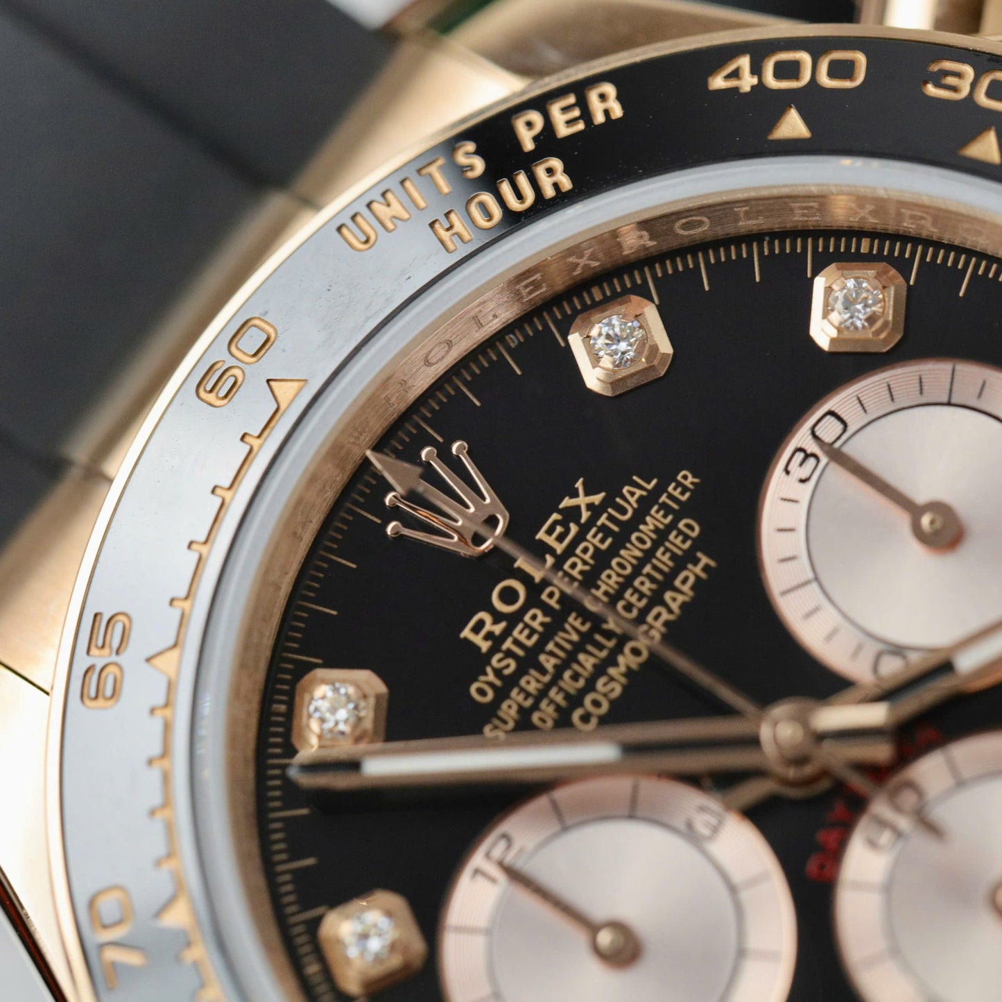 Rolex Daytona 126515 Dial Black Replica Watch Custom Gold Wrapped 40mm