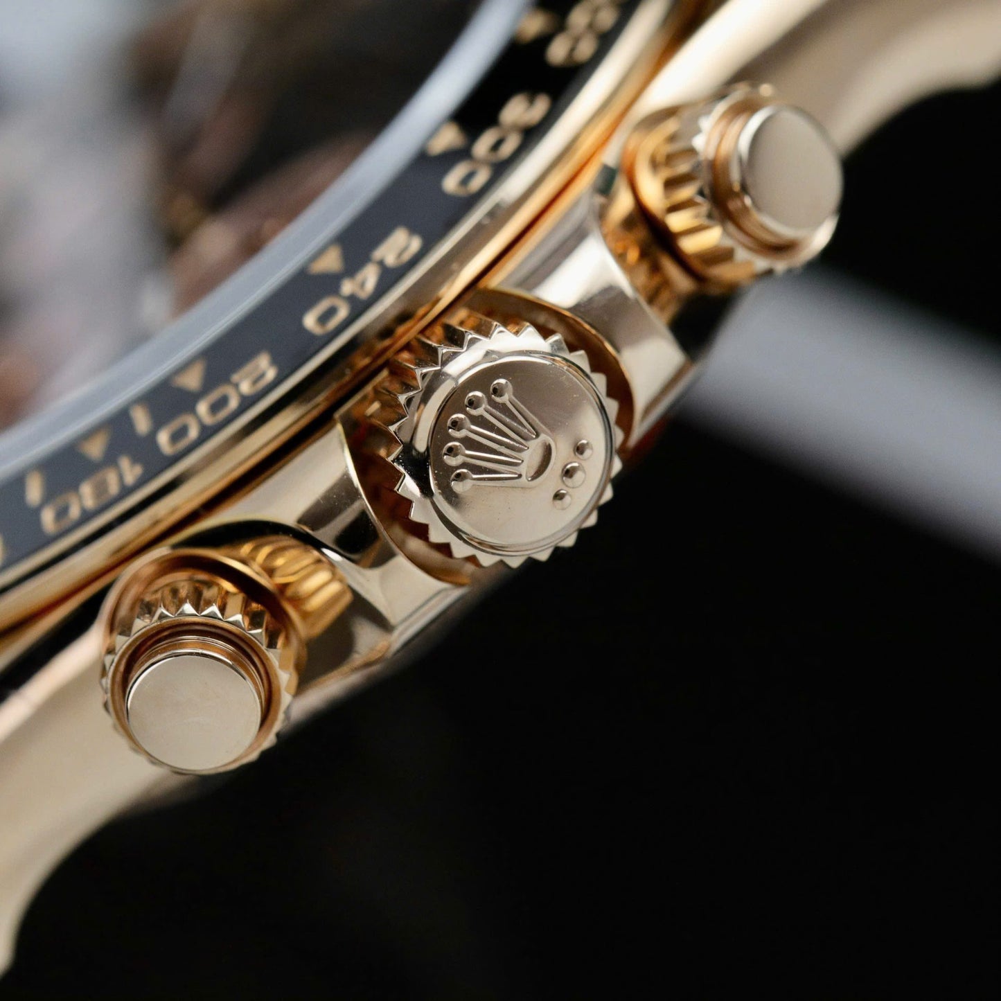 Rolex Daytona 126515 Dial Black Replica Watch Custom Gold Wrapped 40mm