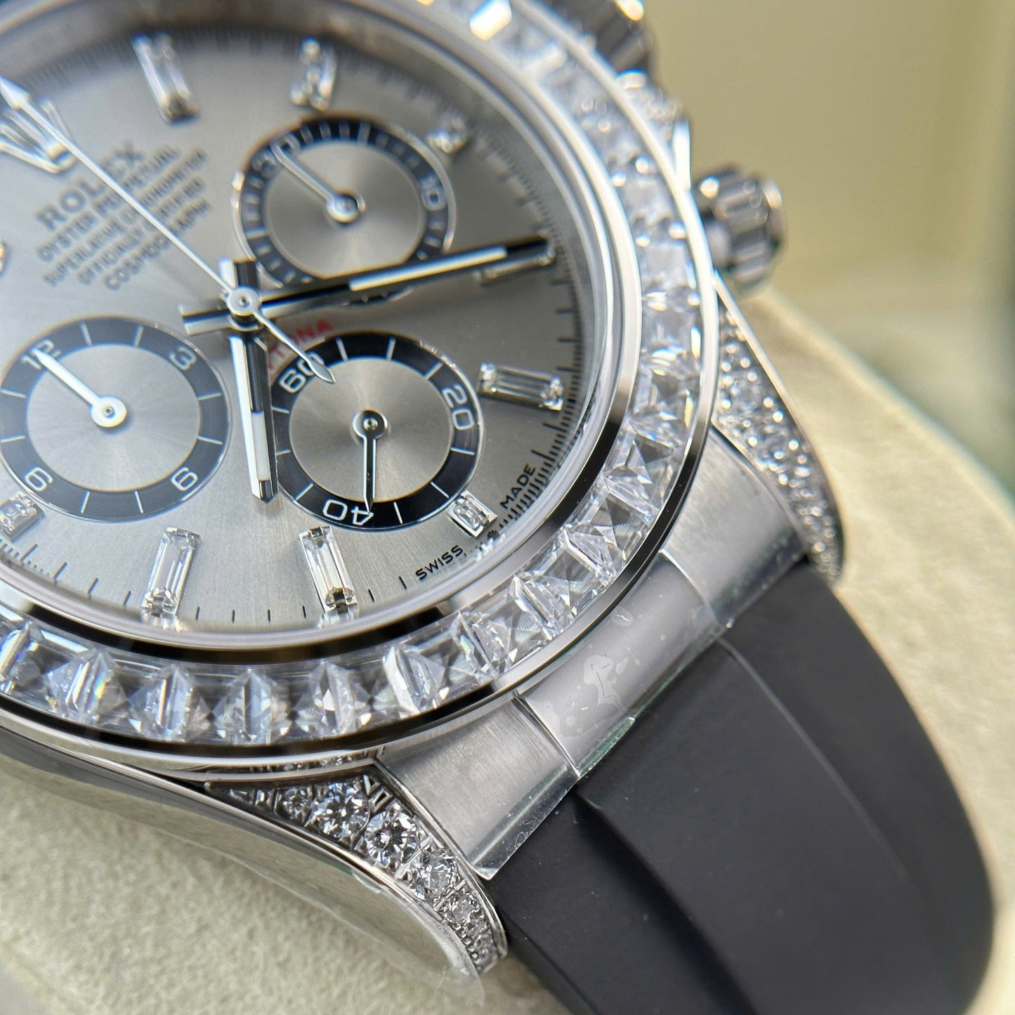 Rolex Daytona 126539TBR Replica Watch Dial Gray Sundust 40mm Clone