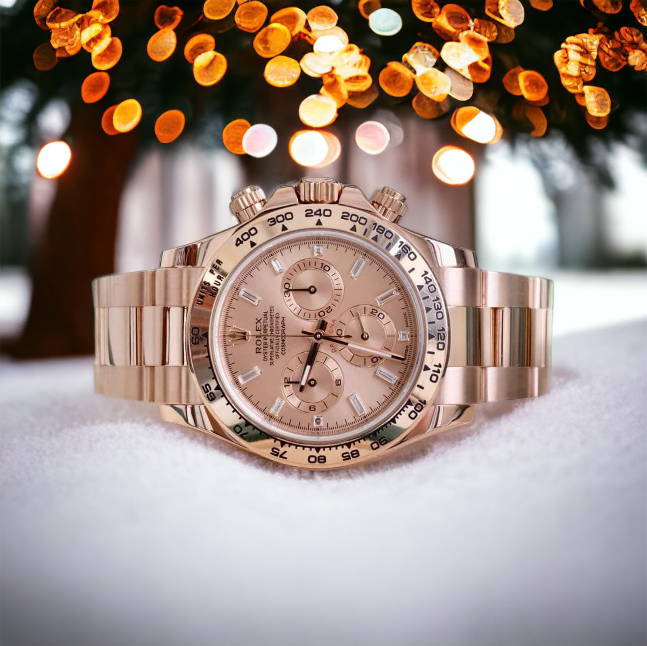 Rolex Daytona 18K Solid Rose Gold Replica Watch Noob Factory 40mm