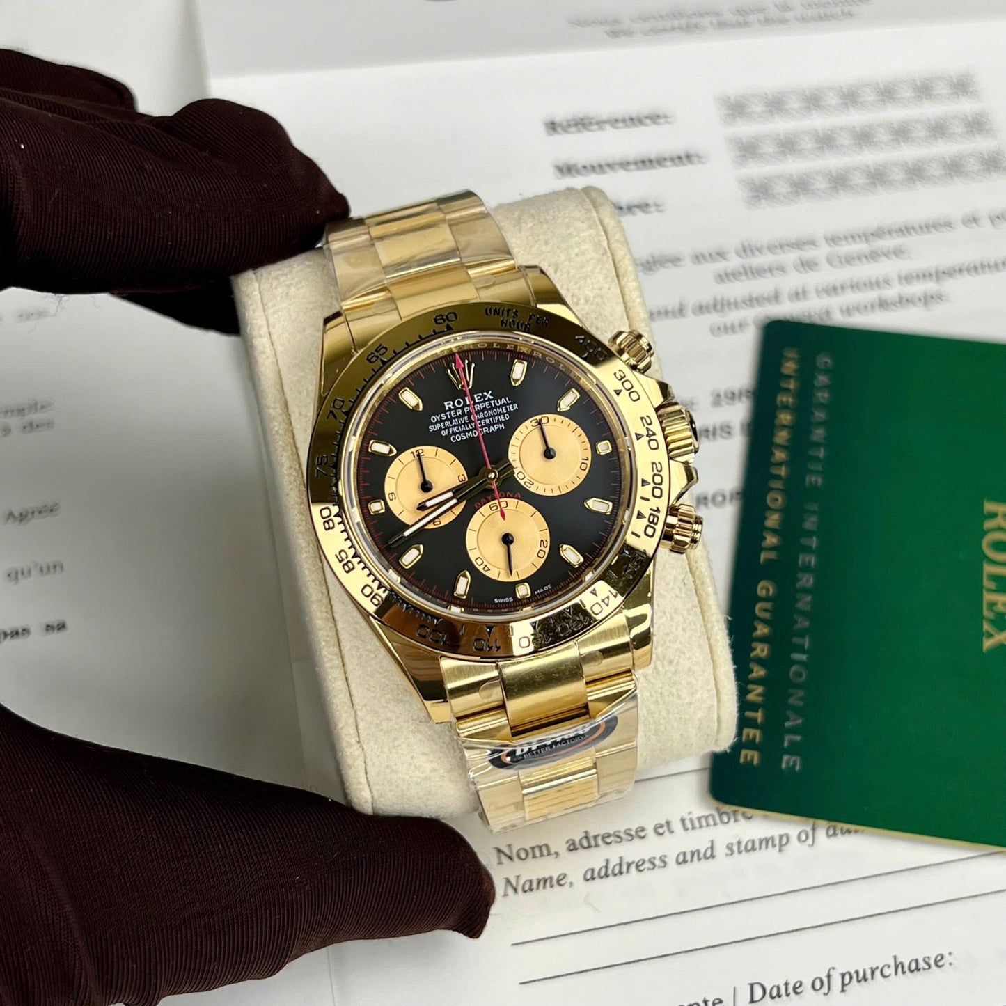 Rolex Daytona Replica Watch Black Dial BT Factory 40mm