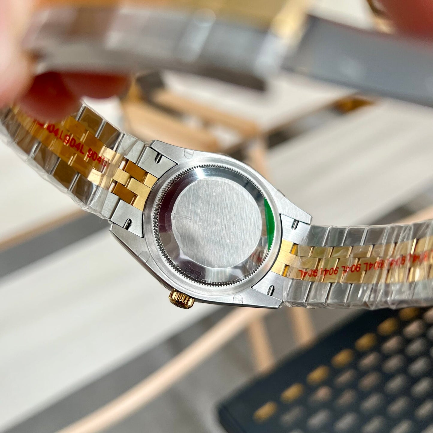 Rolex DateJust 126283RBR Palm Leaf Dial Gold 36mm Clone