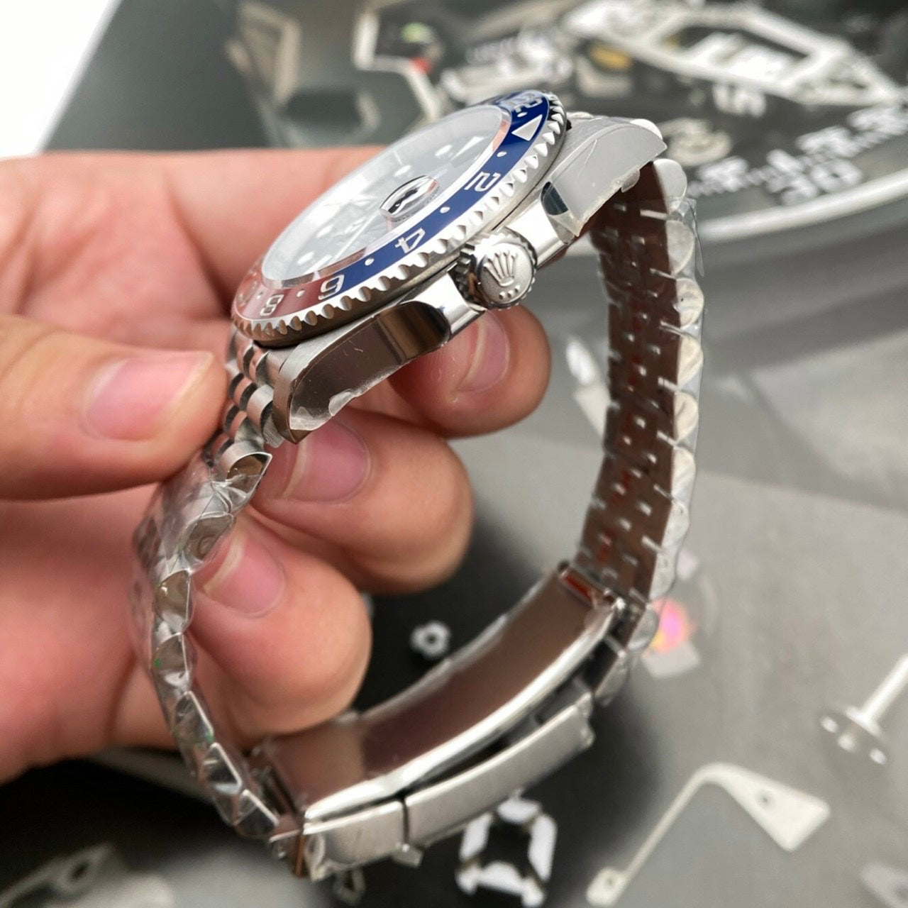 Rolex GMT-Master II 126710BLRO Replica Pepsi Clean Factory 40mm