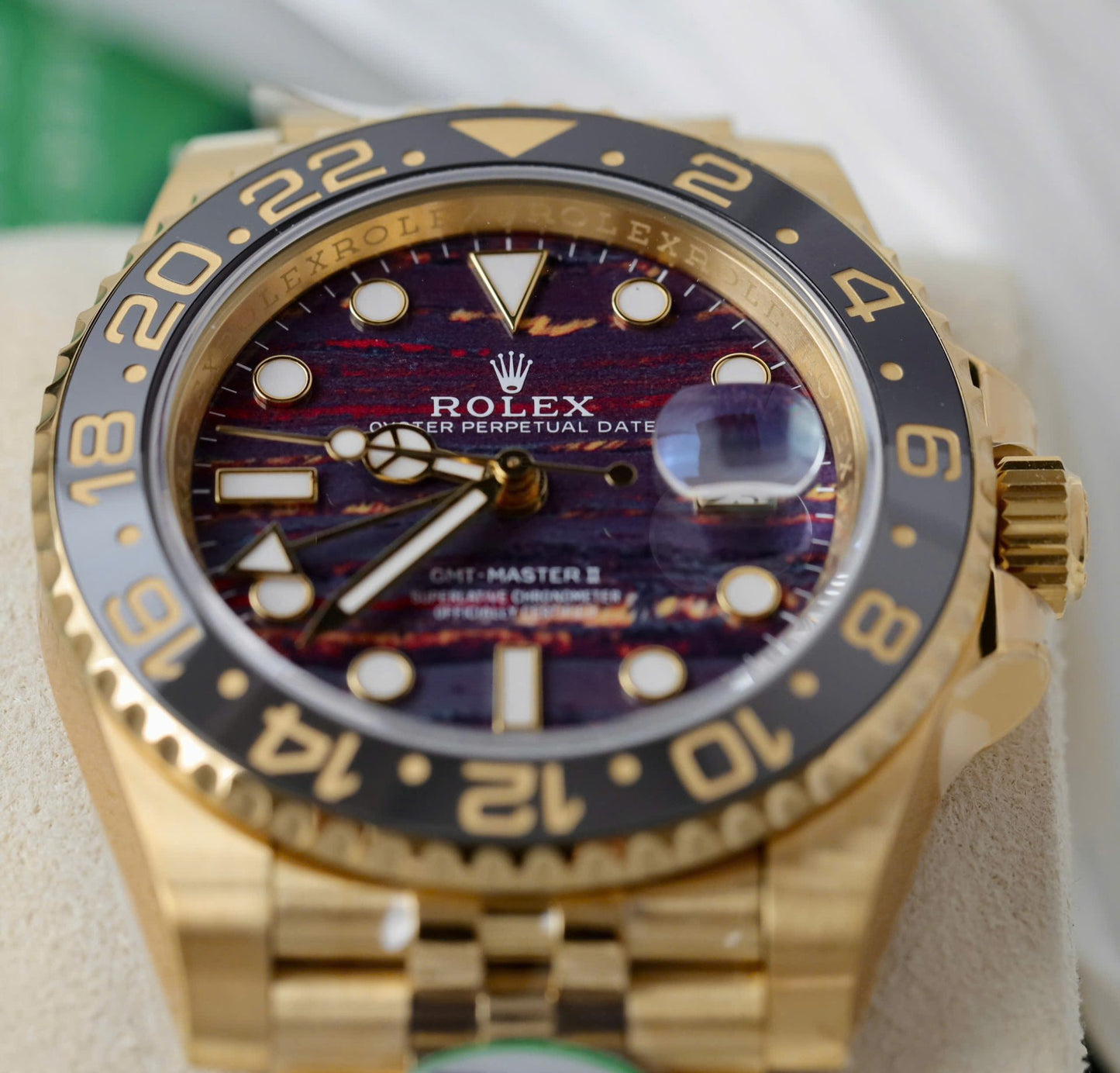 Rolex Daytona 126508 Dial Green Best Replica Watch Oyter Strap THB Factory 40mm (Copy)