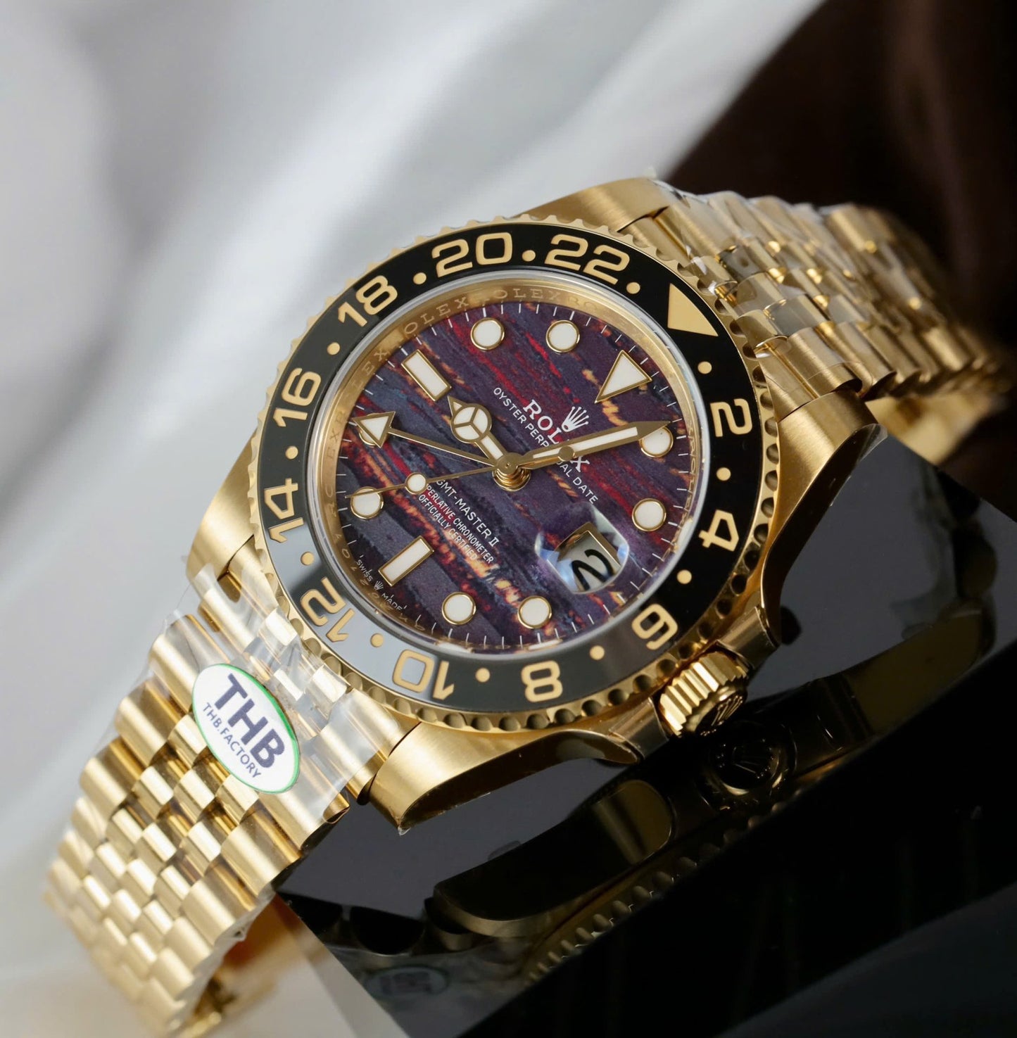 Rolex Daytona 126508 Dial Green Best Replica Watch Oyter Strap THB Factory 40mm (Copy)