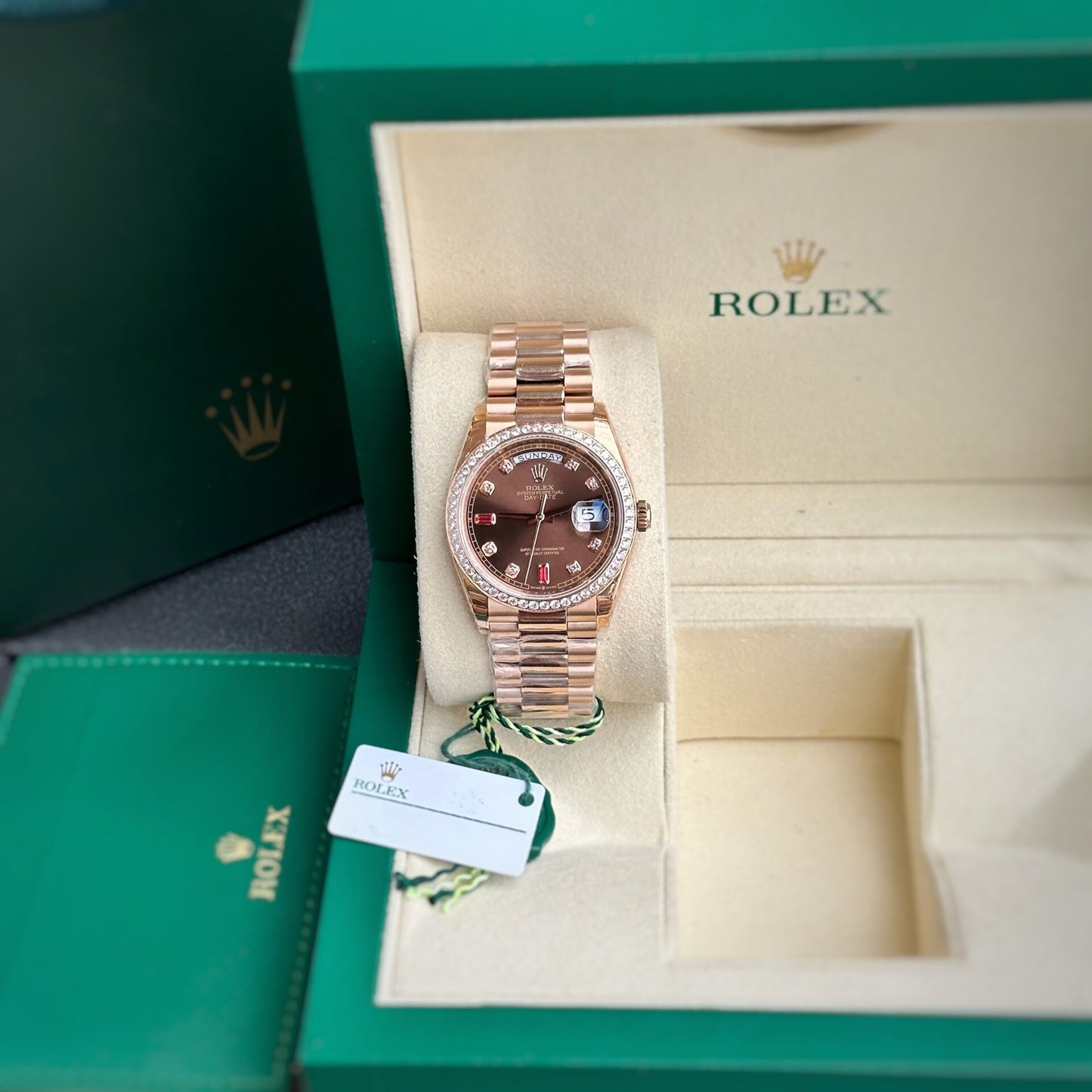 Rolex Day-Date Dial Chocolate President Dial EW Factory 36mm