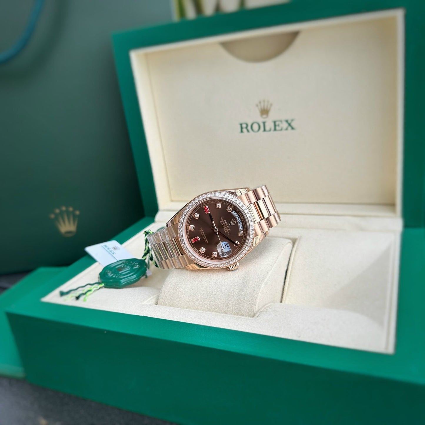 Rolex Day-Date Dial Chocolate President Dial EW Factory 36mm