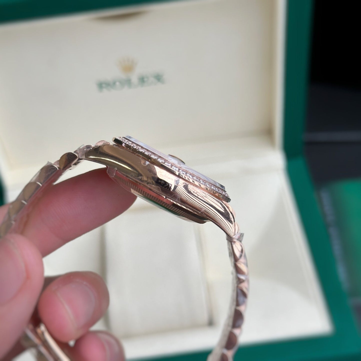 Rolex Day-Date Fake Watch Dial Chocolate EW Factory 36mm