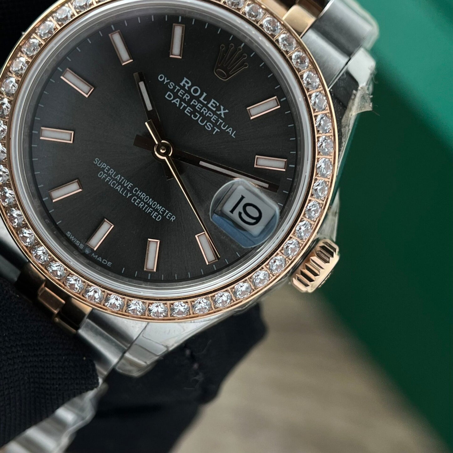 Rolex Datejust Watches Womens Black Dial 31mm Clone