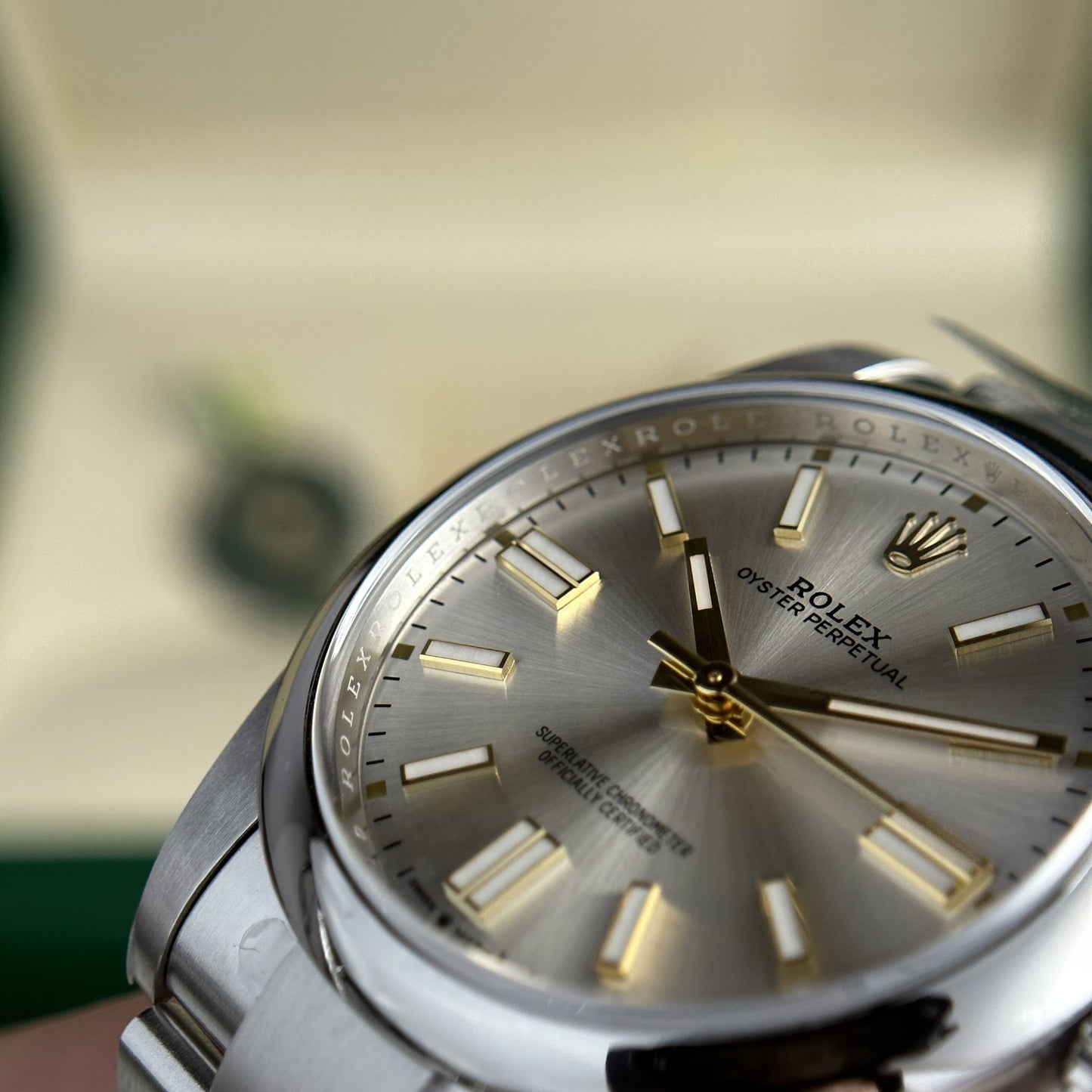 Rolex Replica Watch Oyster Perpetual 124300 Silver Dial Clean Factory 41mm