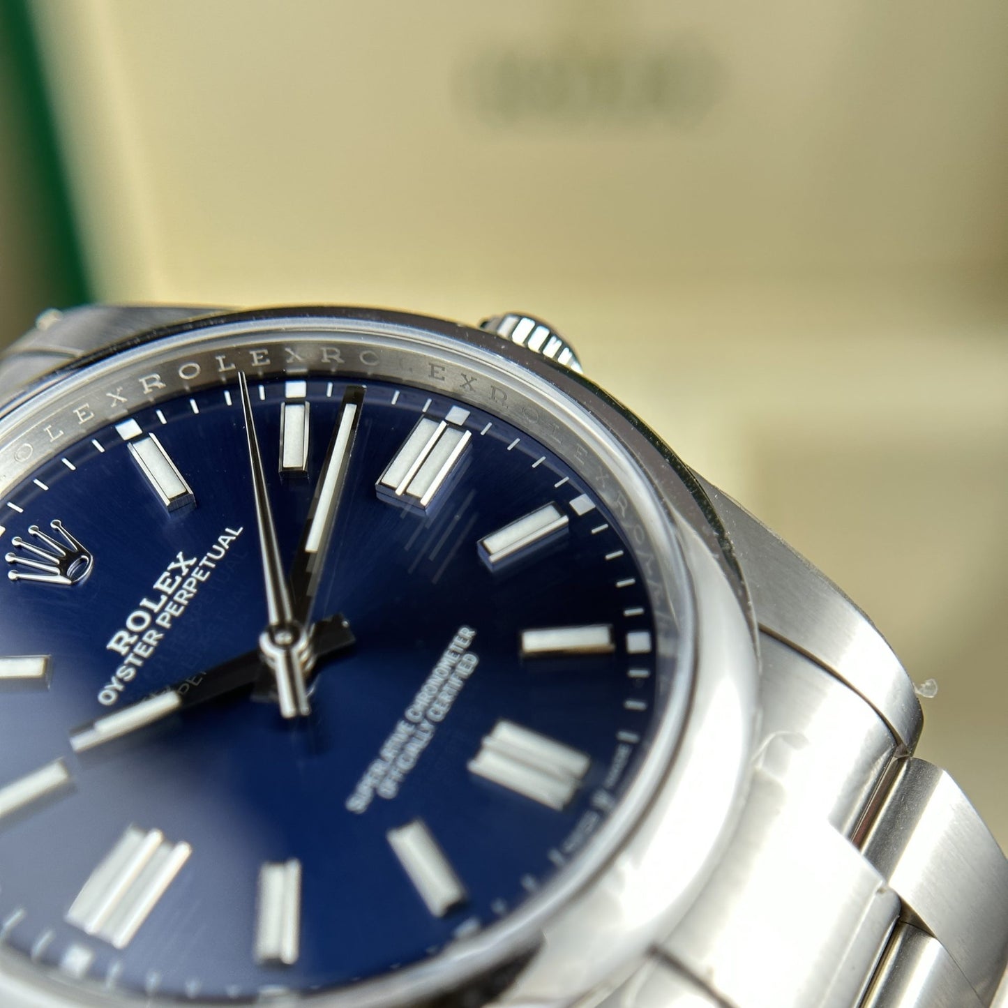 Rolex Replica Watch Oyster Perpetual 124300 Dial Blue Clean Factory 41mm