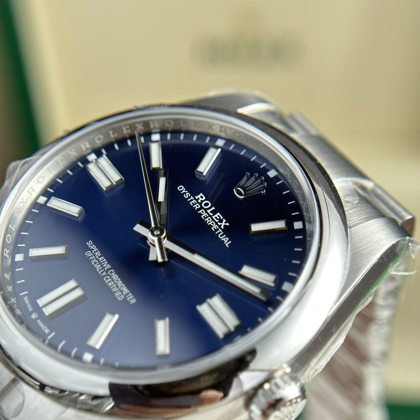Rolex Replica Watch Oyster Perpetual 124300 Dial Blue Clean Factory 41mm