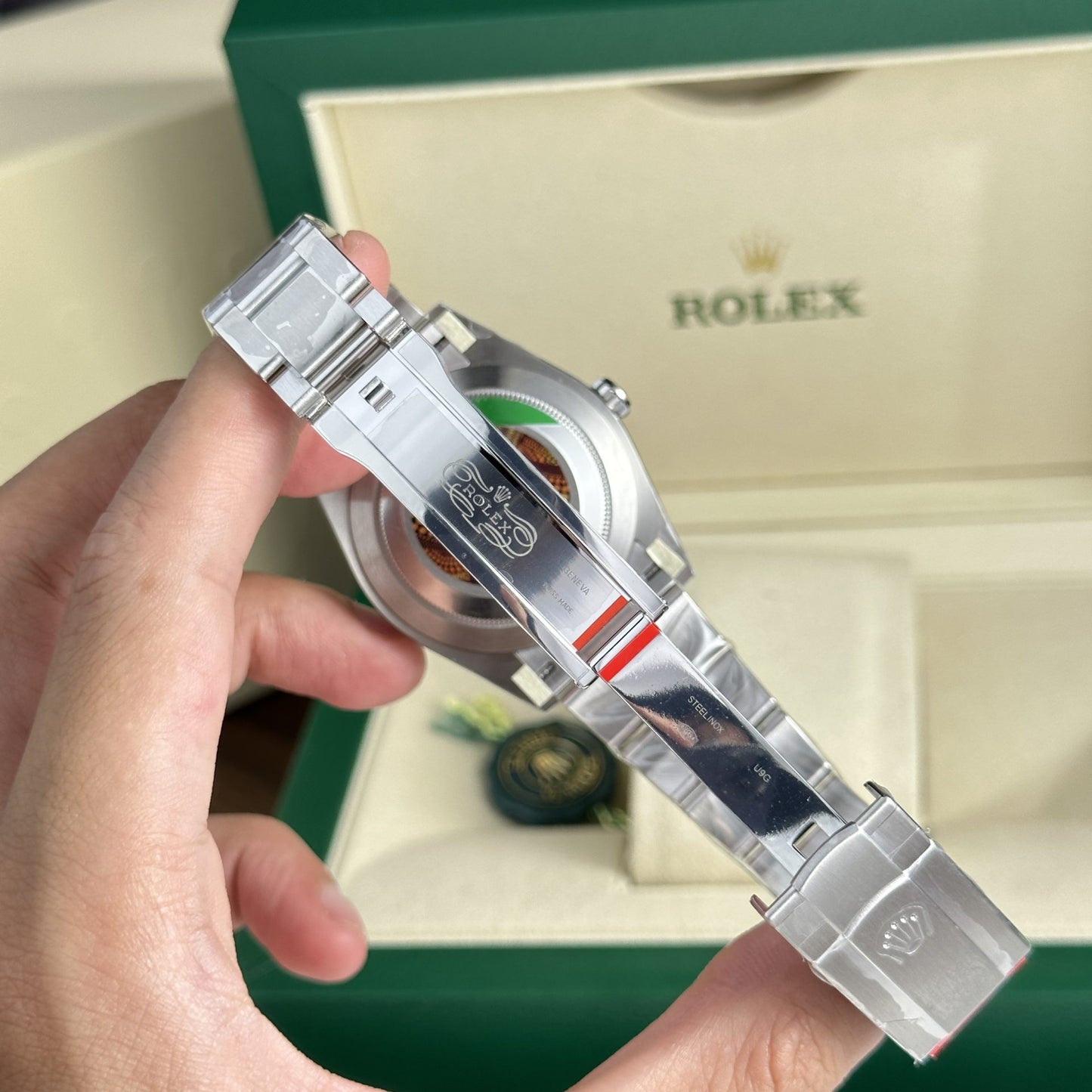 Rolex Replica Watch Oyster Perpetual 124300 Silver Dial Clean Factory 41mm