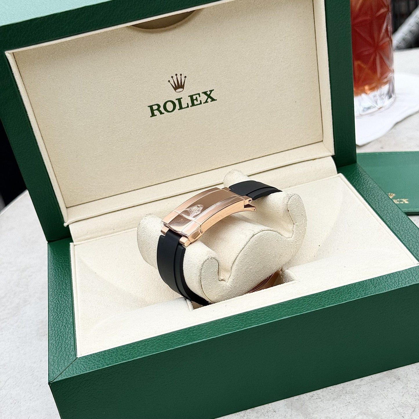 Rolex Sky-Dweller 336235 Chocolate Dial Rubber Strap 42mm Clone