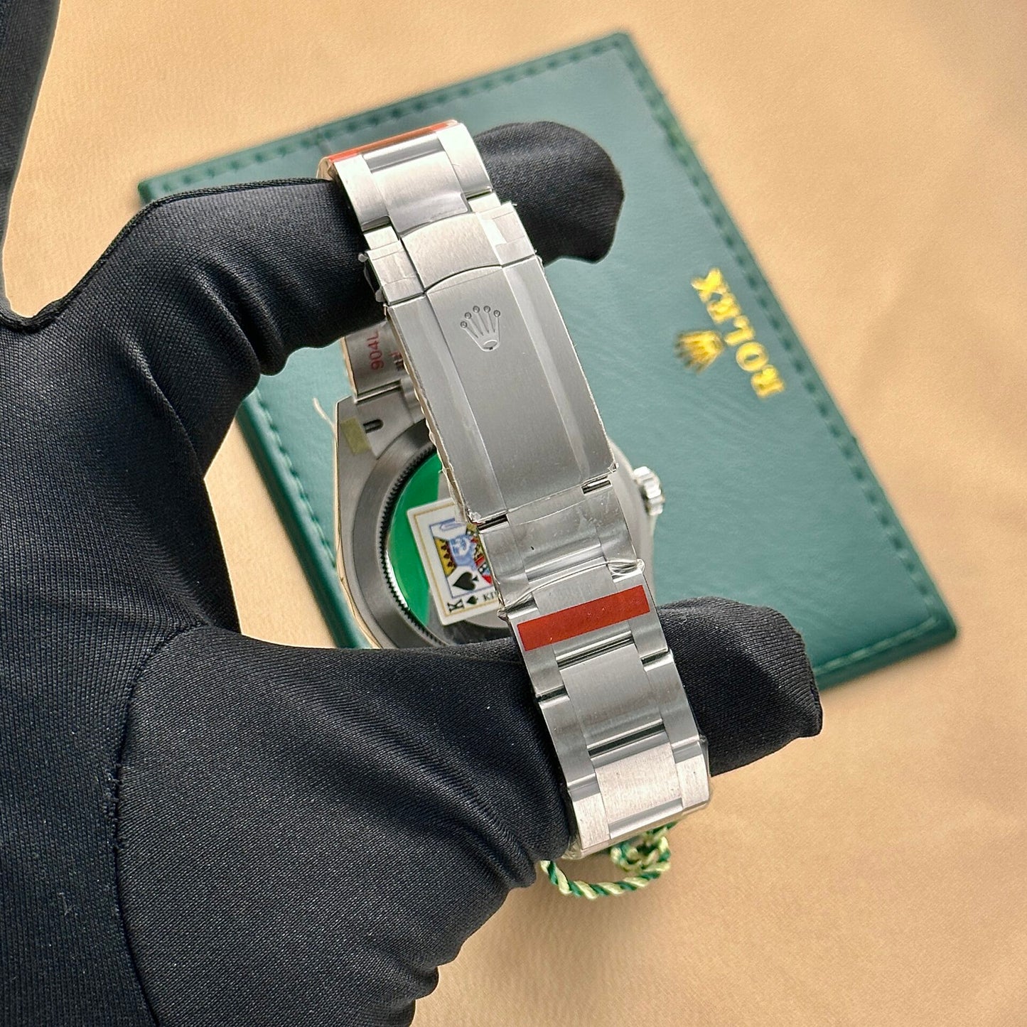 Rolex Oyster Perpetual 124300 Yellow Dial Replica Watch Factory 41mm