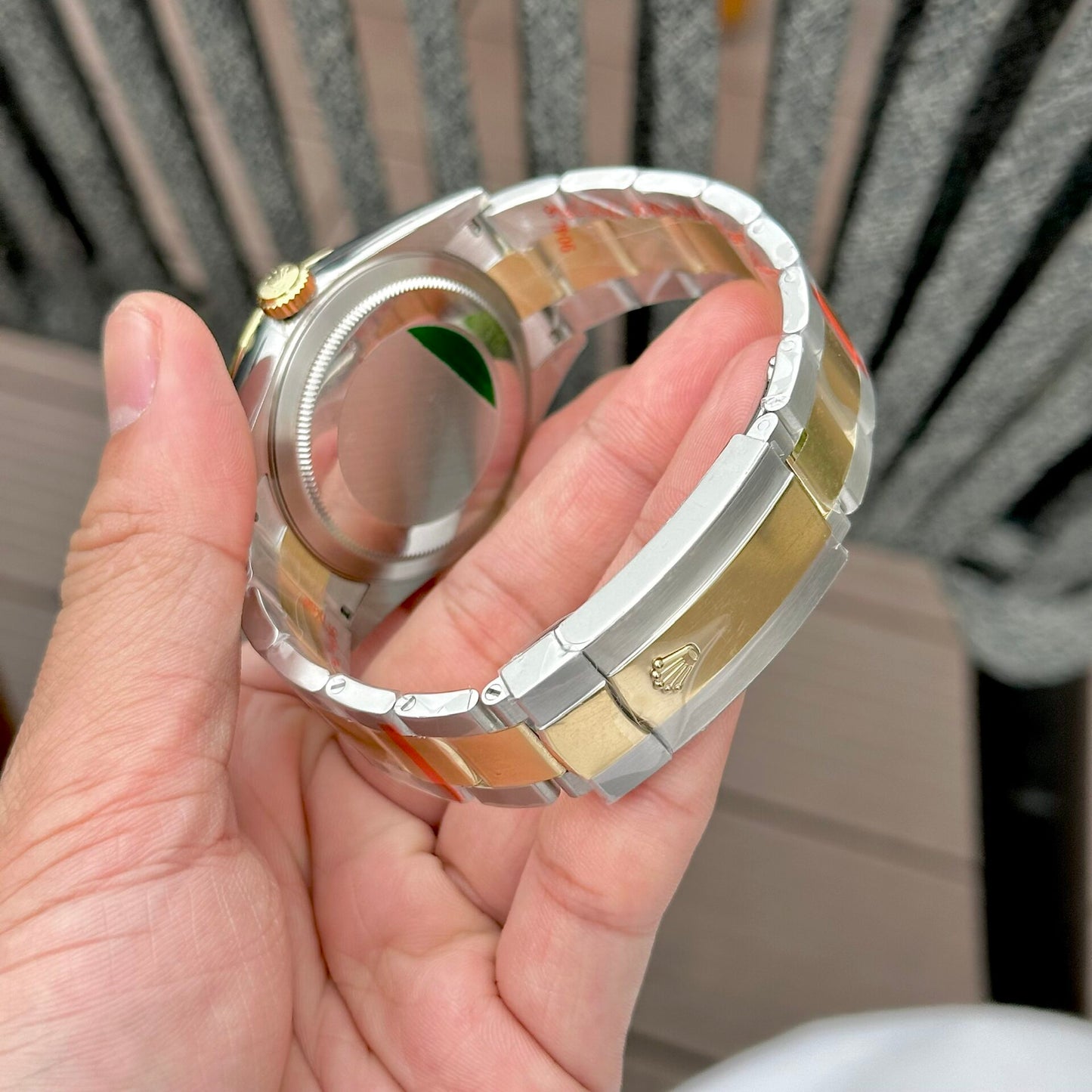 Rolex Sky-Dweller Replica Watch Demi Gold N Factory 41mm