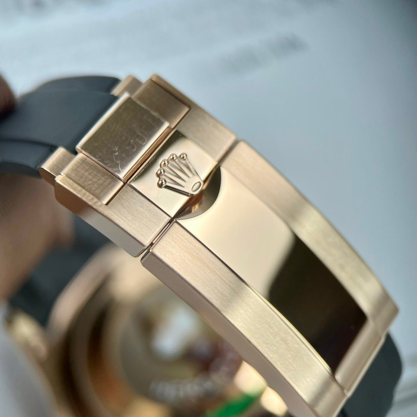 Rolex Yacht-Master 116655 Replica Watch Rose Gold Clean Factory 40mm