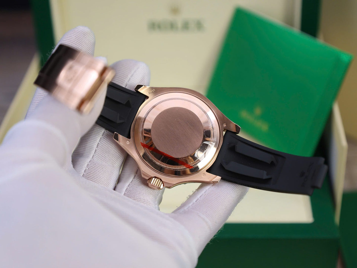 Rolex Yacht-Master Custom Gold Wrapped With Moissanite Baguette Diamond Clean Factory 40mm