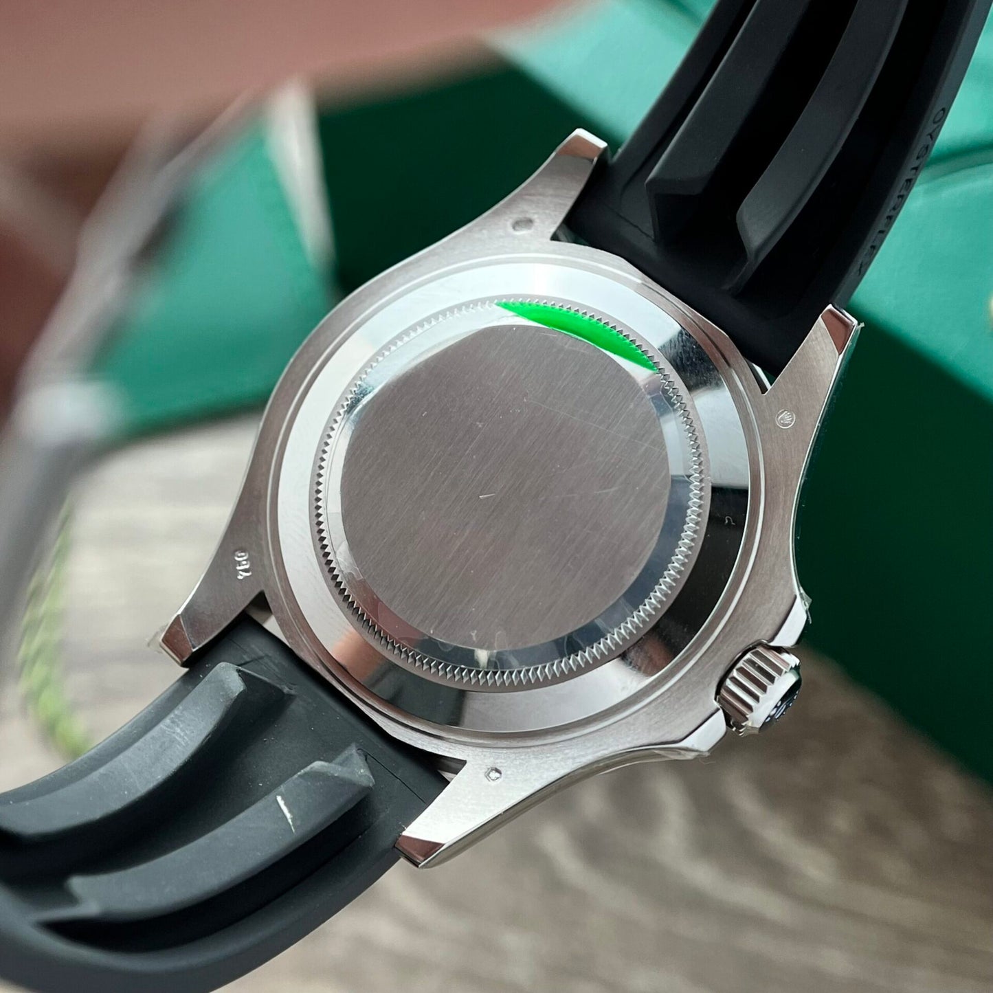 Rolex Yacht-Master Black Dial Rubber Strap EW Factory 40mm