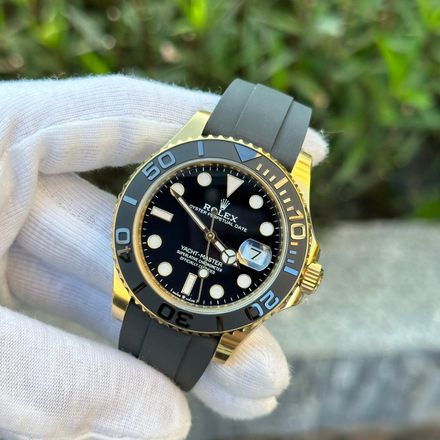 Rolex Yacht-Master 226658 Yellow Gold Replica Watch Clean Factory 42mm