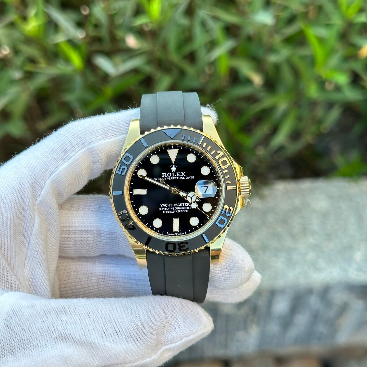 Rolex Yacht-Master 226658 Yellow Gold Replica Watch Clean Factory 42mm