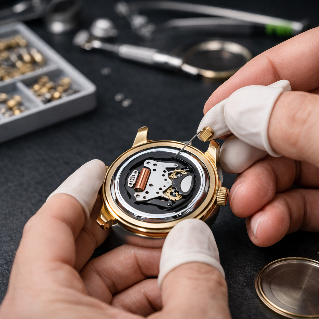 Quartz Watch Movement Replacement | Chronolab.gr