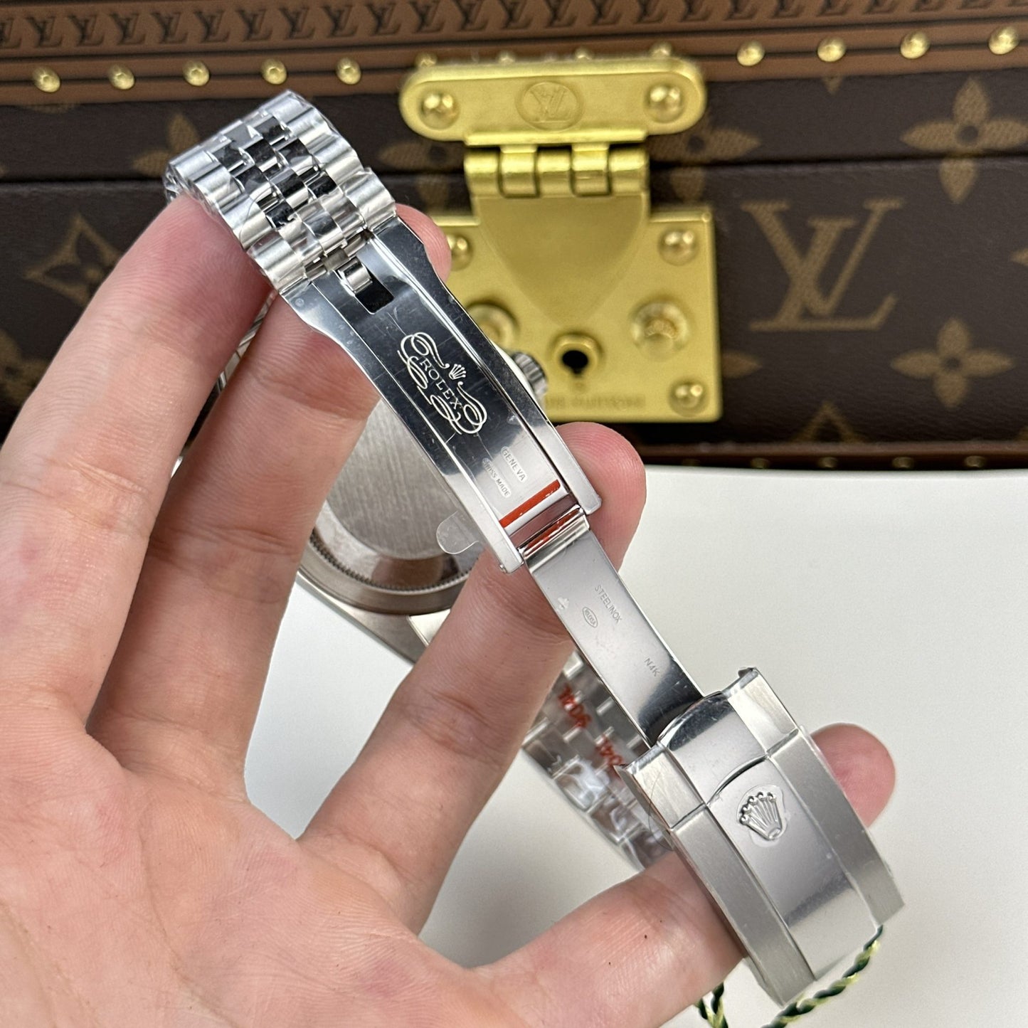 Rolex Sky Dweller 326934 Dial White Strap Jubilee 42mm Clone